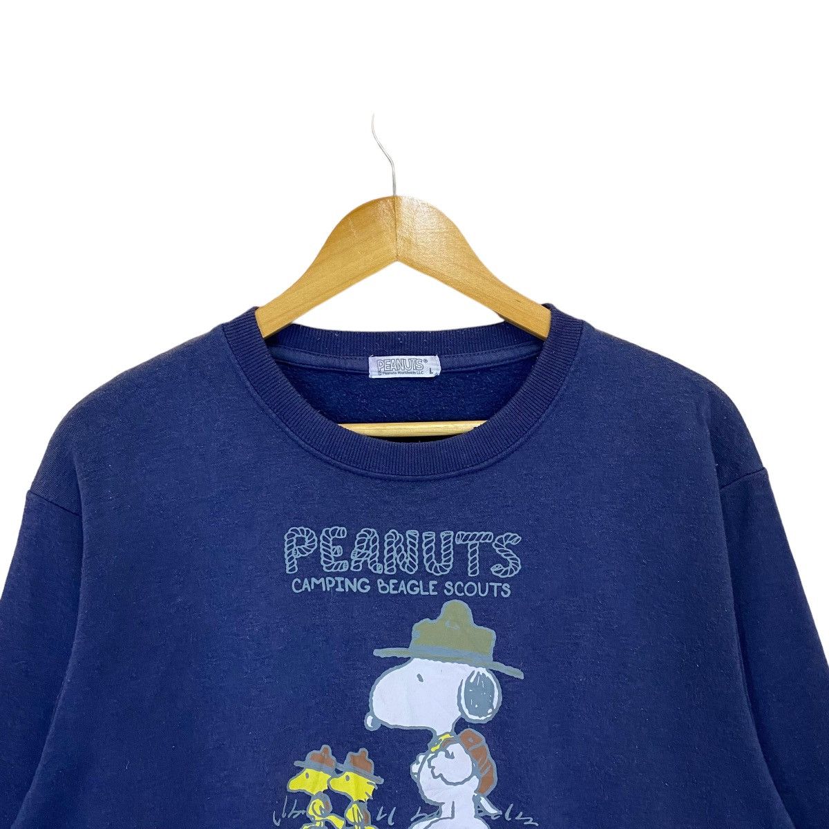 Cartoon Network Snoopy Peanuts Big Logo Printed Crewneck Sweatshirt Size M Size US M / EU 48-50 / 2 - 4 Thumbnail