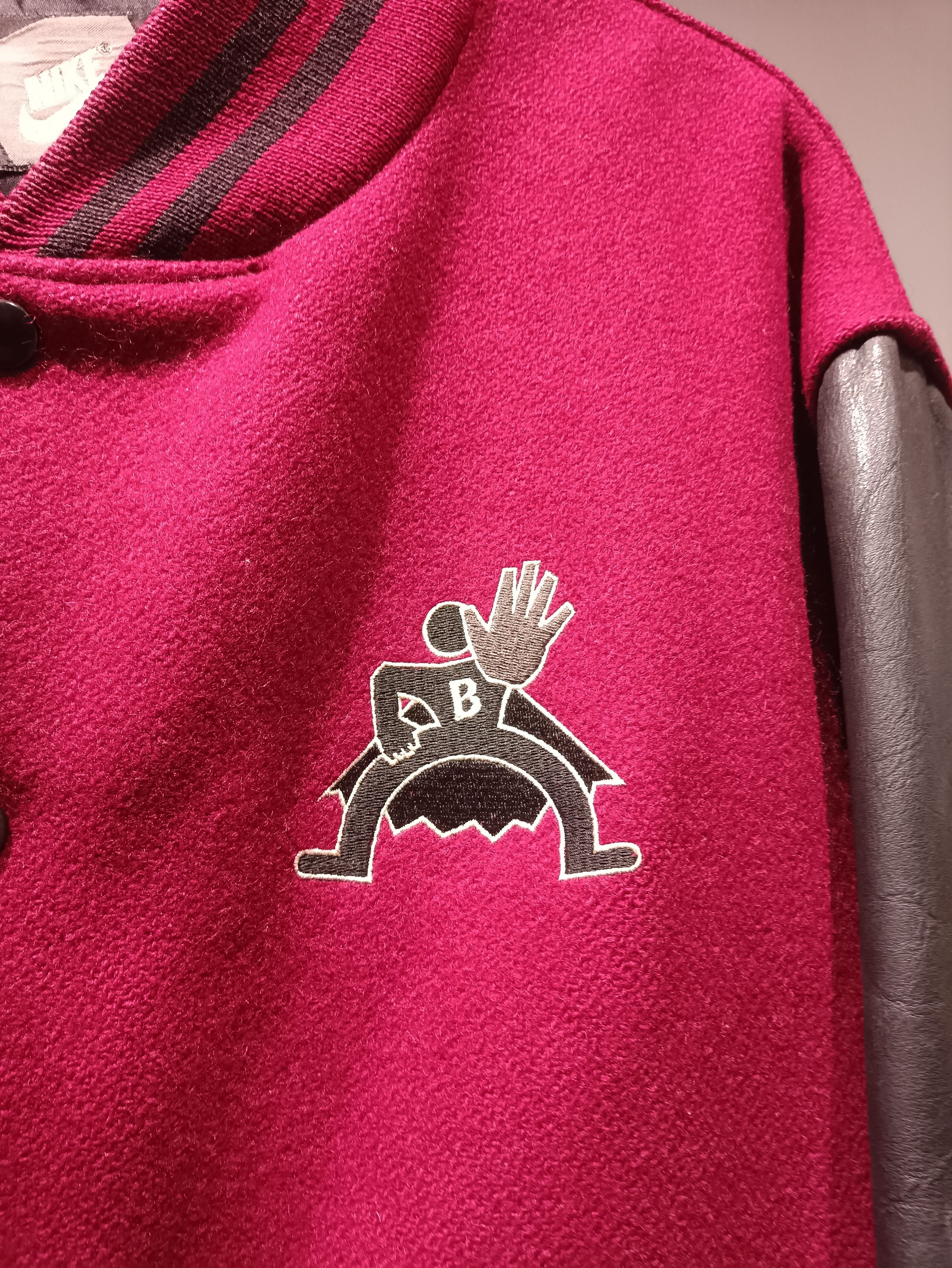 Nike × Vintage Nike Blankman Cast & Crew Varsity Jacket Size US XL / EU 56 / 4 - 3 Thumbnail