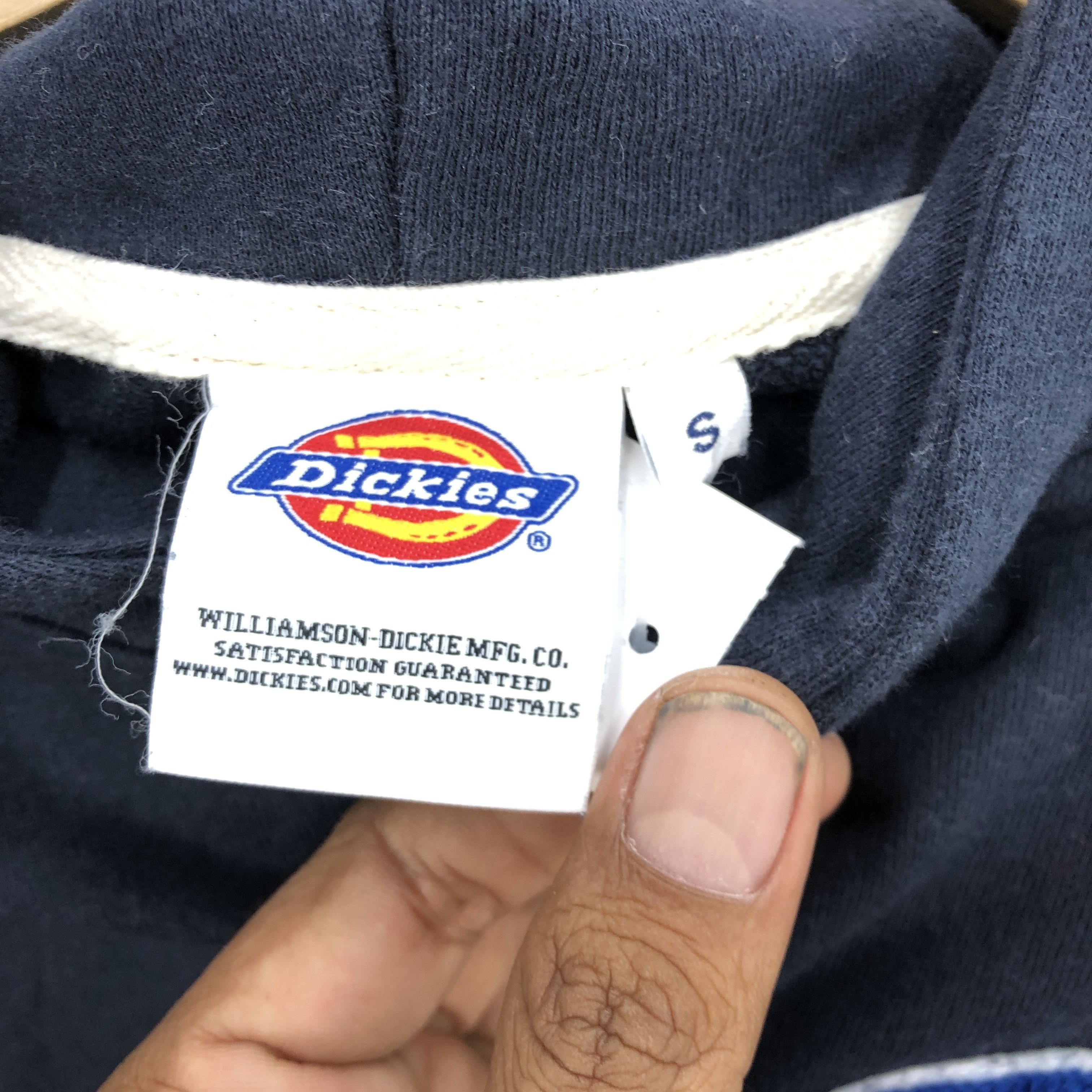 Dickies × Vintage Vintage 90’s Dickies Sweatshirt Logo Graphic Faded Hoodie Size US S / EU 44-46 / 1 - 7 Thumbnail