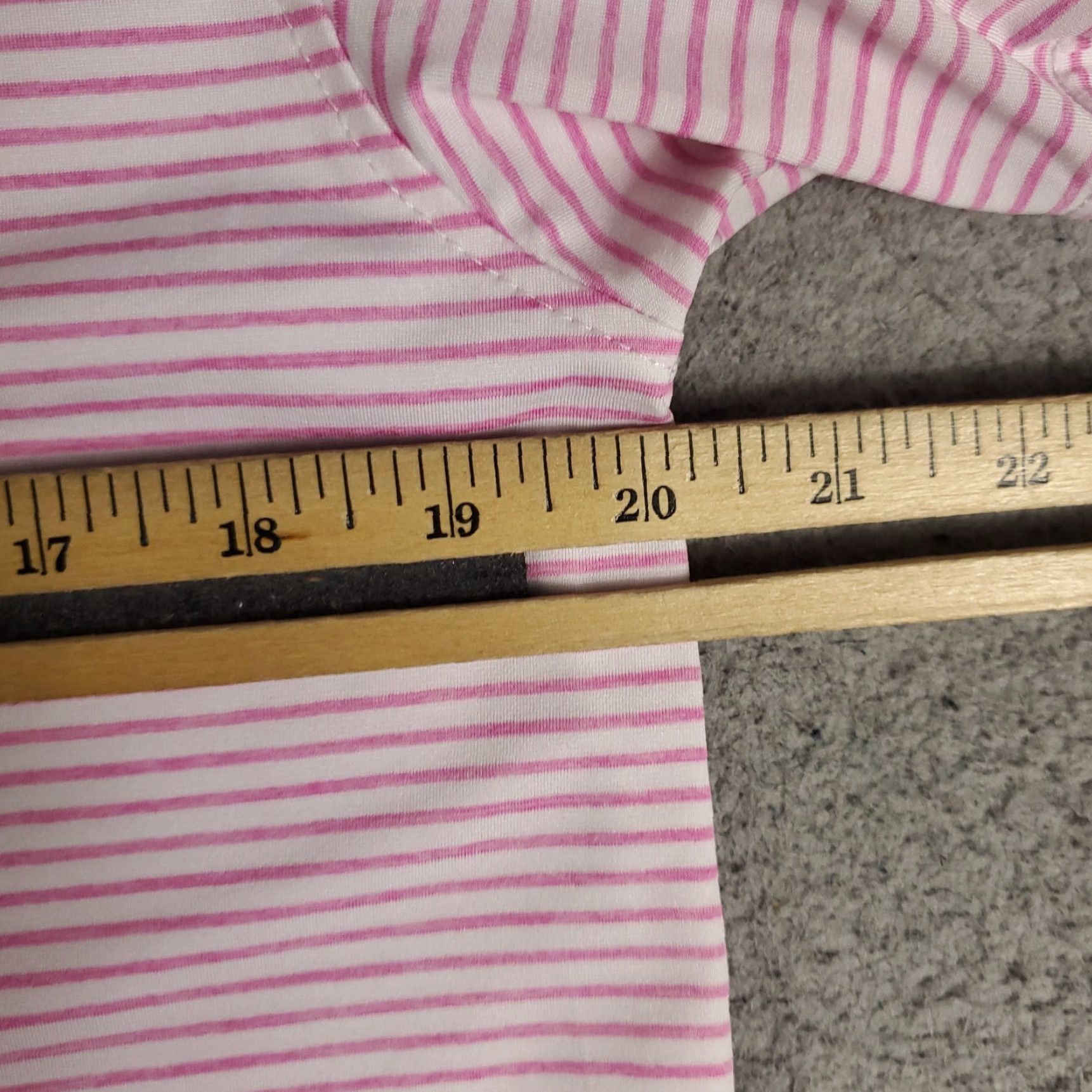 Vineyard Vines Vineyard Vines Shirt Mens XL Pink Striped Polyester Golf Short Sleeve Polo Size US XL / EU 56 / 4 - 7 Thumbnail
