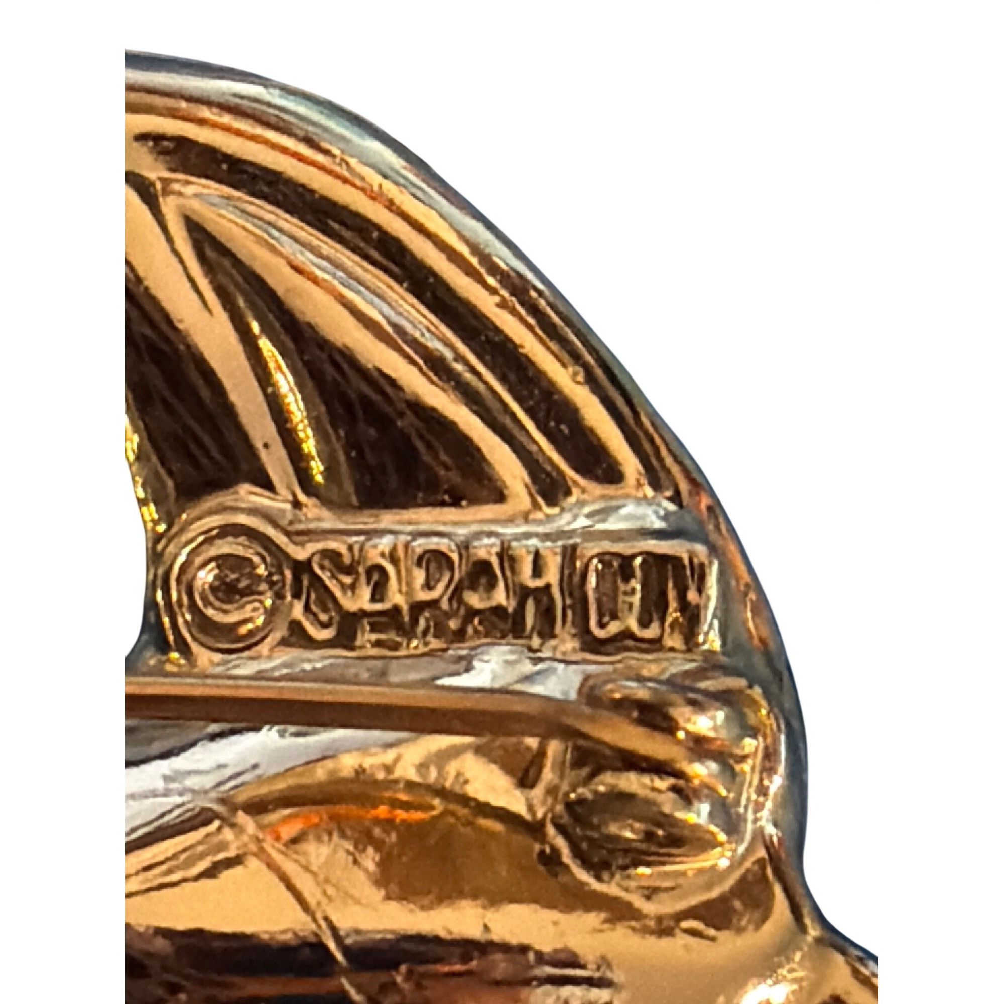 Other Vtg Sarah Coventry Gold Tone Tropicana Angel Fish Pin Brooch Size ONE SIZE - 4 Thumbnail