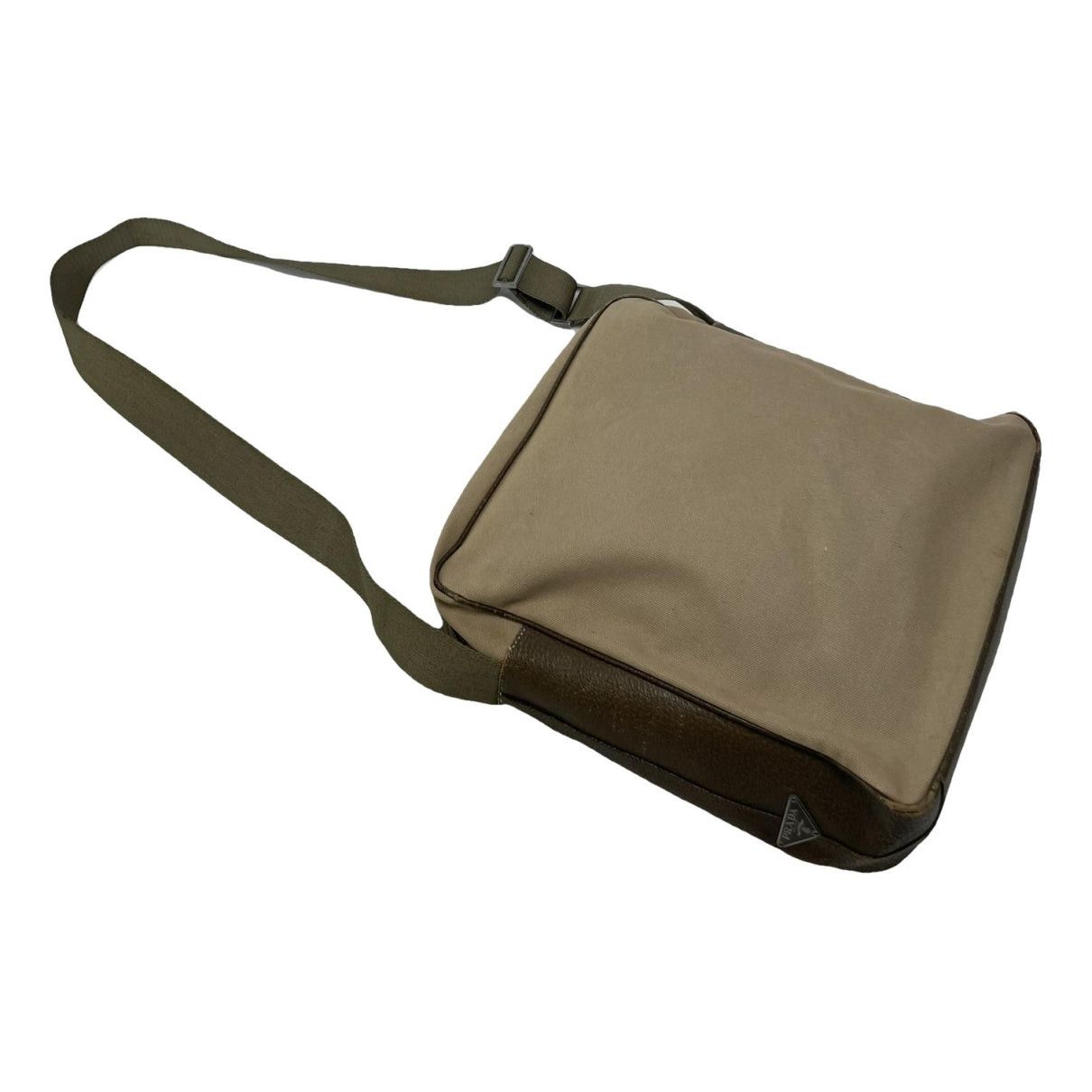 Prada Re-Nylon Brown Cotton Handbag Size ONE SIZE - 1 Thumbnail