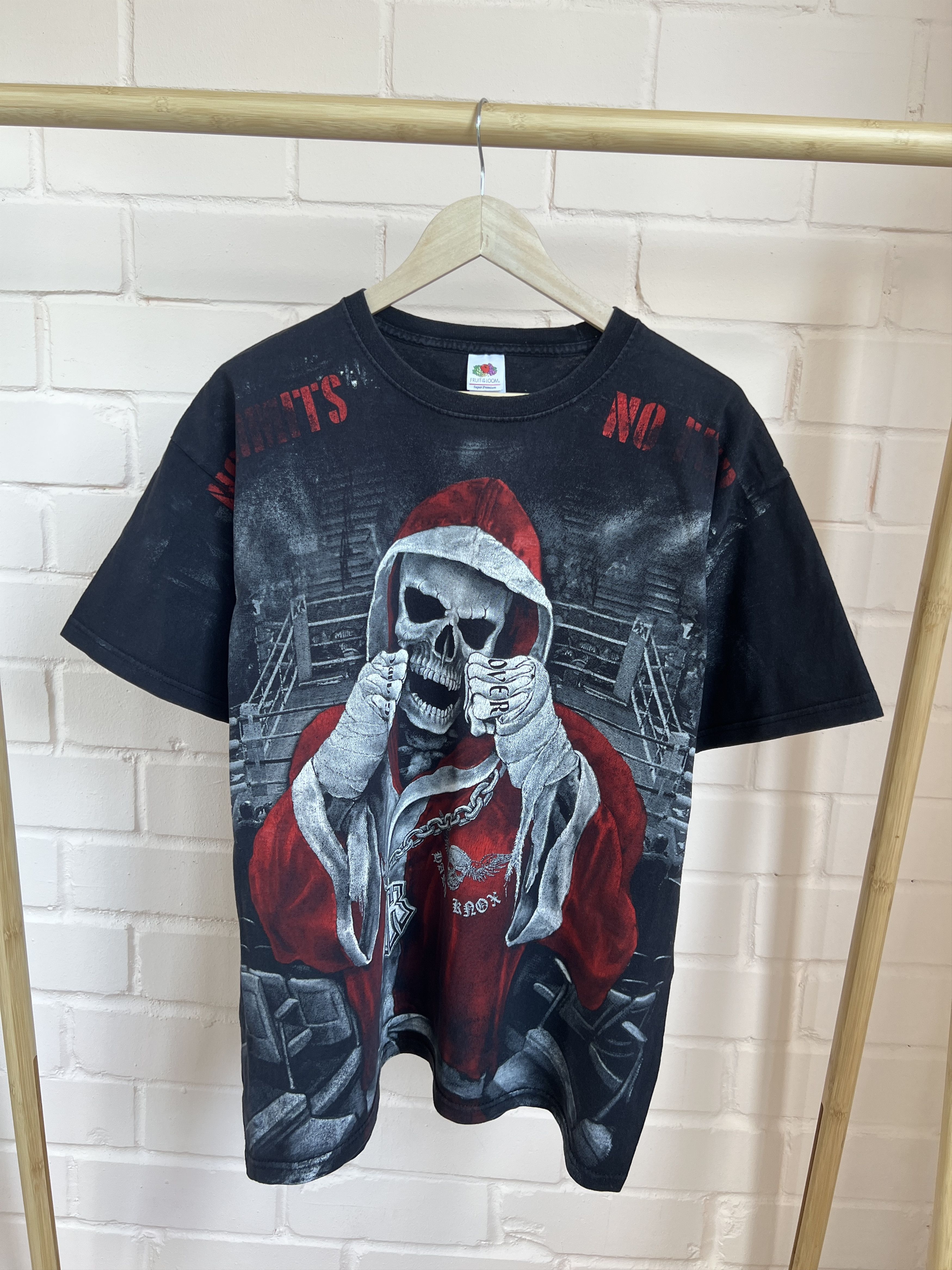 If Six Was Nine × Vintage Hard Allover Printed Tee Opium Affliction Style Size US XL / EU 56 / 4 - 3 Thumbnail