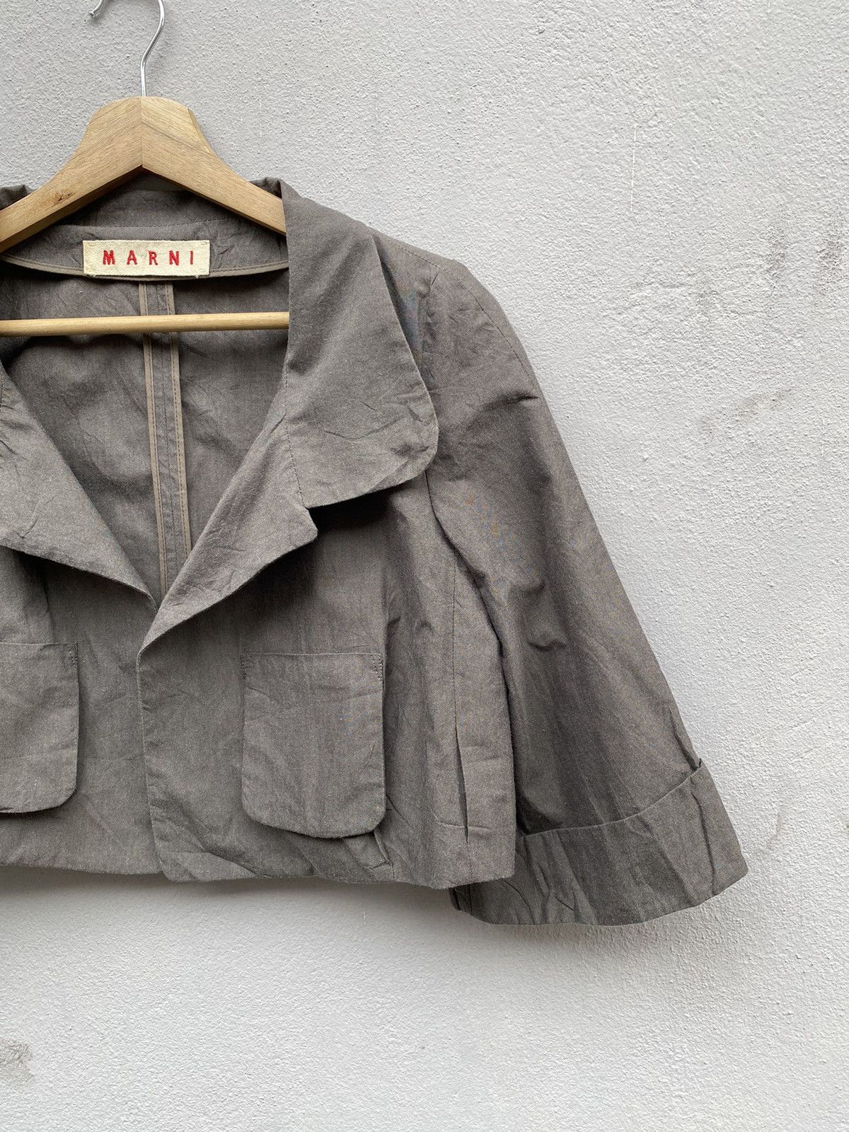Marni 💥Archived💥 MARNI 3D Pockets Cropped Jacket Size XS / US 0-2 / IT 36-38 - 4 Thumbnail