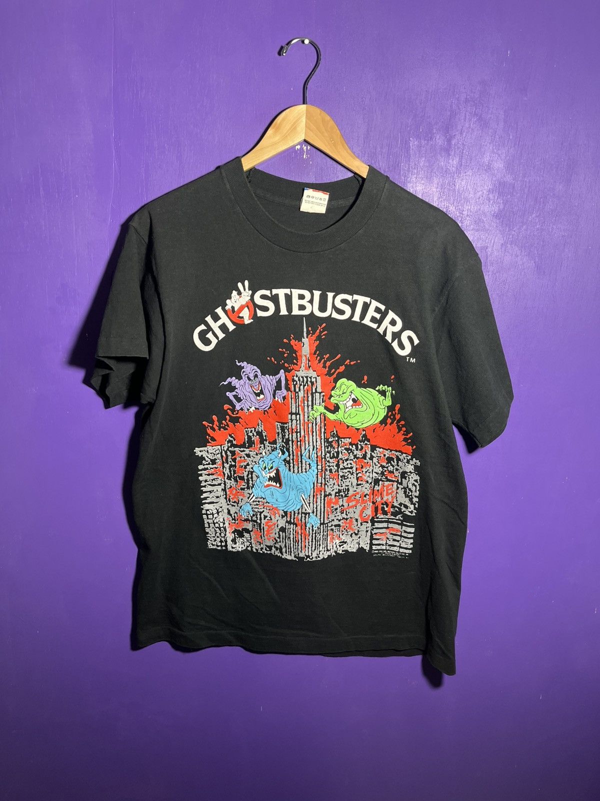 Vintage Vintage 1989 Ghostbusters 2 monsters movie promo tee Size US L / EU 52-54 / 3 - 1 Thumbnail