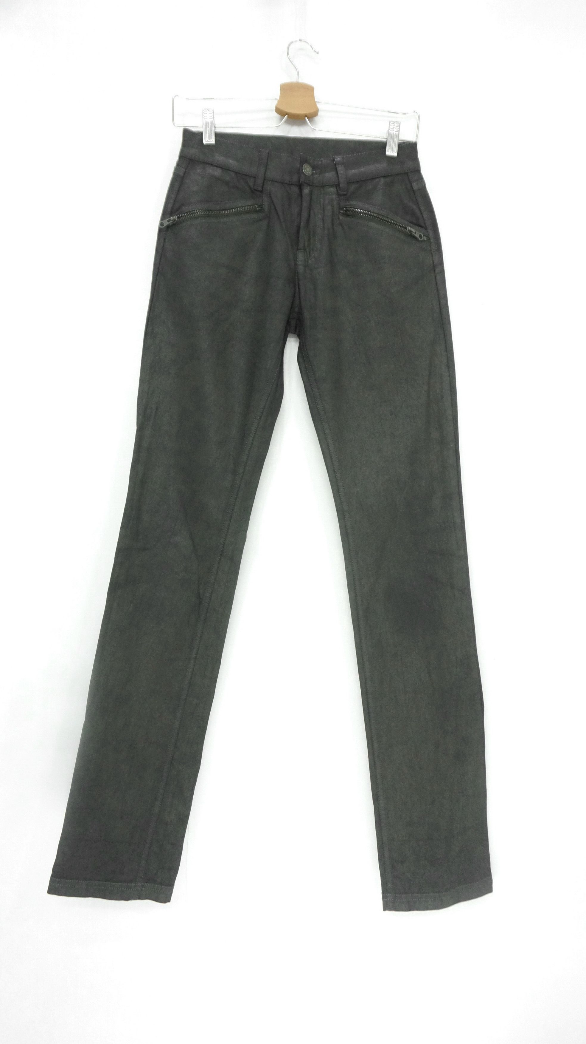Designer 🔥 Comptoir Des Cotonniers Women's Semi wax pants Size 26" / US 2 / IT 38 - 2 Thumbnail