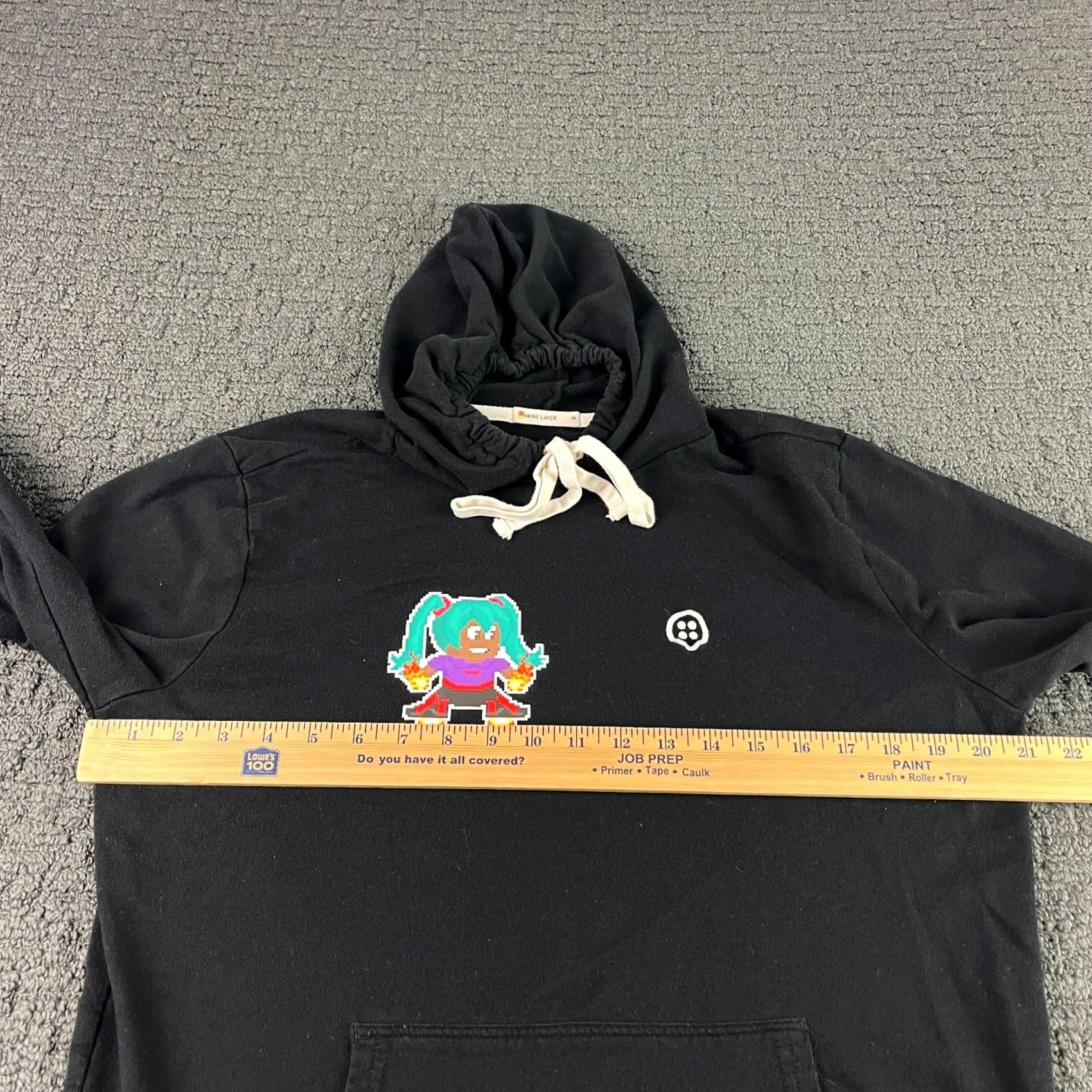 Marine Layer Marine Layer Hoodie Mens Medium Black Pullover Sweatshirt Size US M / EU 48-50 / 2 - 6 Thumbnail