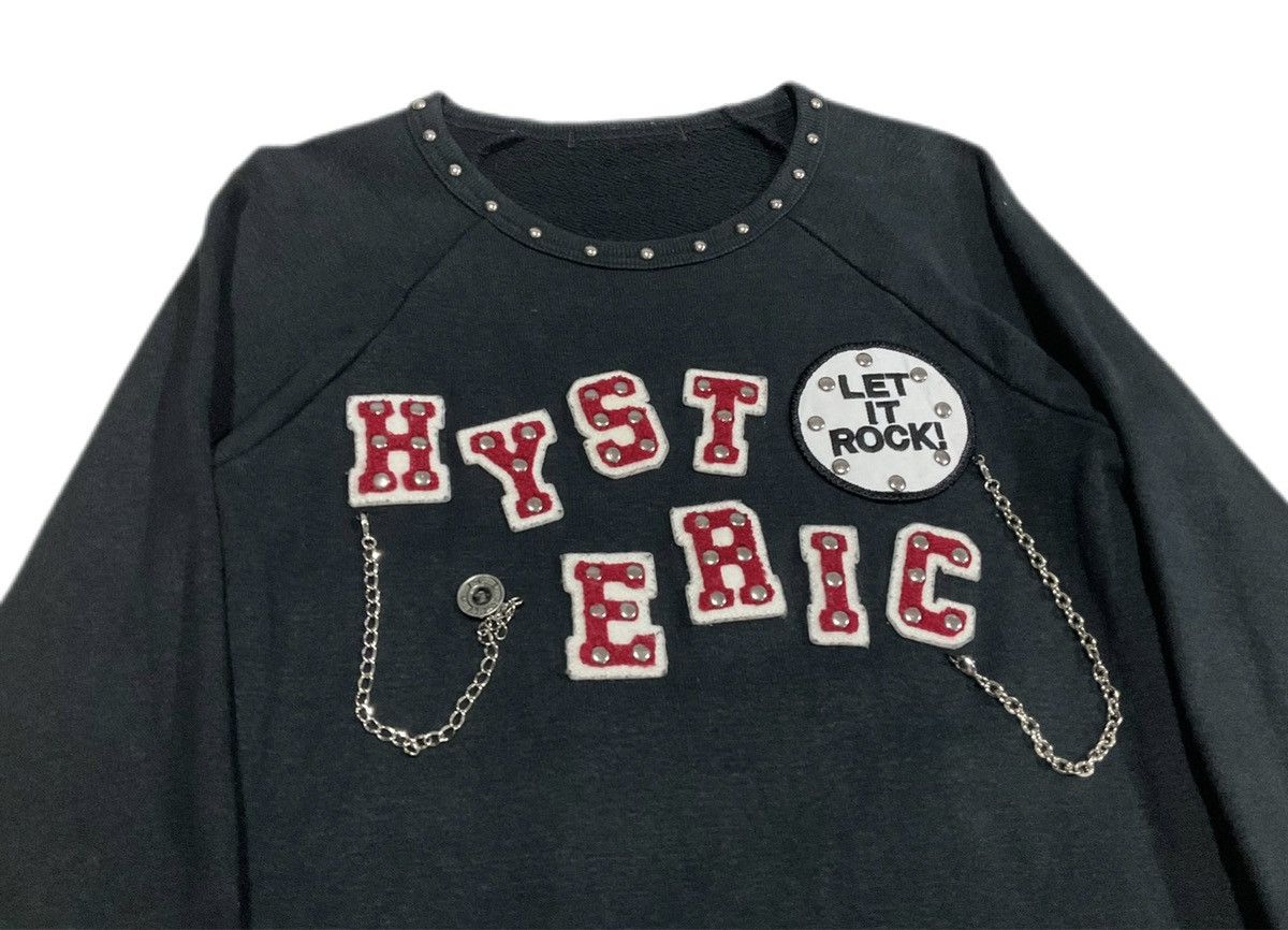 Hysteric Glamour × If Six Was Nine × Japanese Brand 🔥Sick Y2K Hysteric Glamour Chain Rivet Sweater Kids Size 120 Size US XXS / EU 40 - 1 Thumbnail