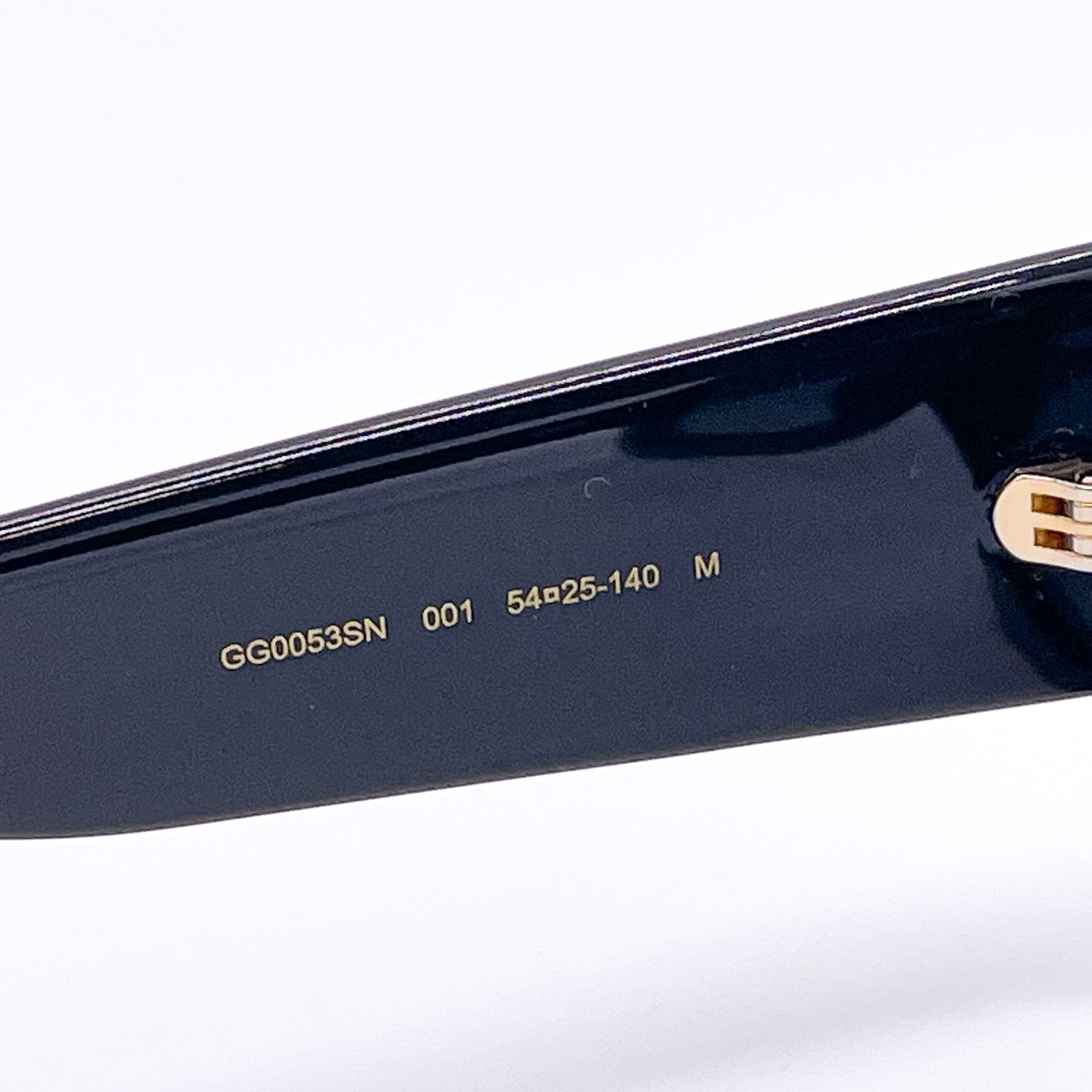 Gucci NEW GUCCI GG0053S 001 BLACK SQUARE WOMEN’S SUNGLASSES GUCCI Size ONE SIZE - 4 Thumbnail