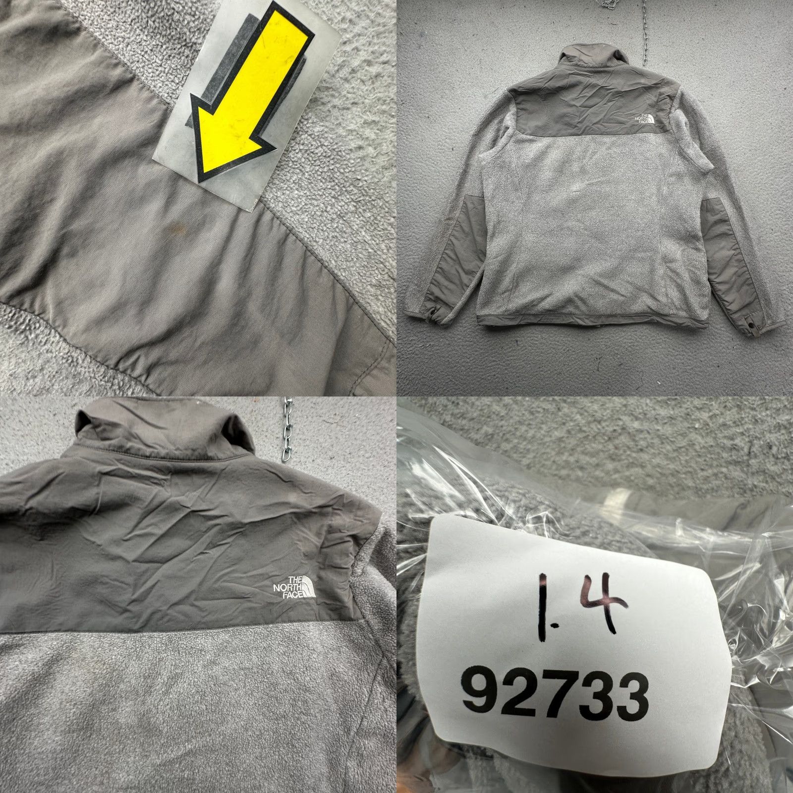 The North Face The North Face Denali Gray Fleece Full Zip Jacket Womens Large ANLP Jacket Women L Gray Full Zip Pockets Embroidered Logo Outdoor Seasonal Size L / US 10 / IT 46 - 9 Thumbnail