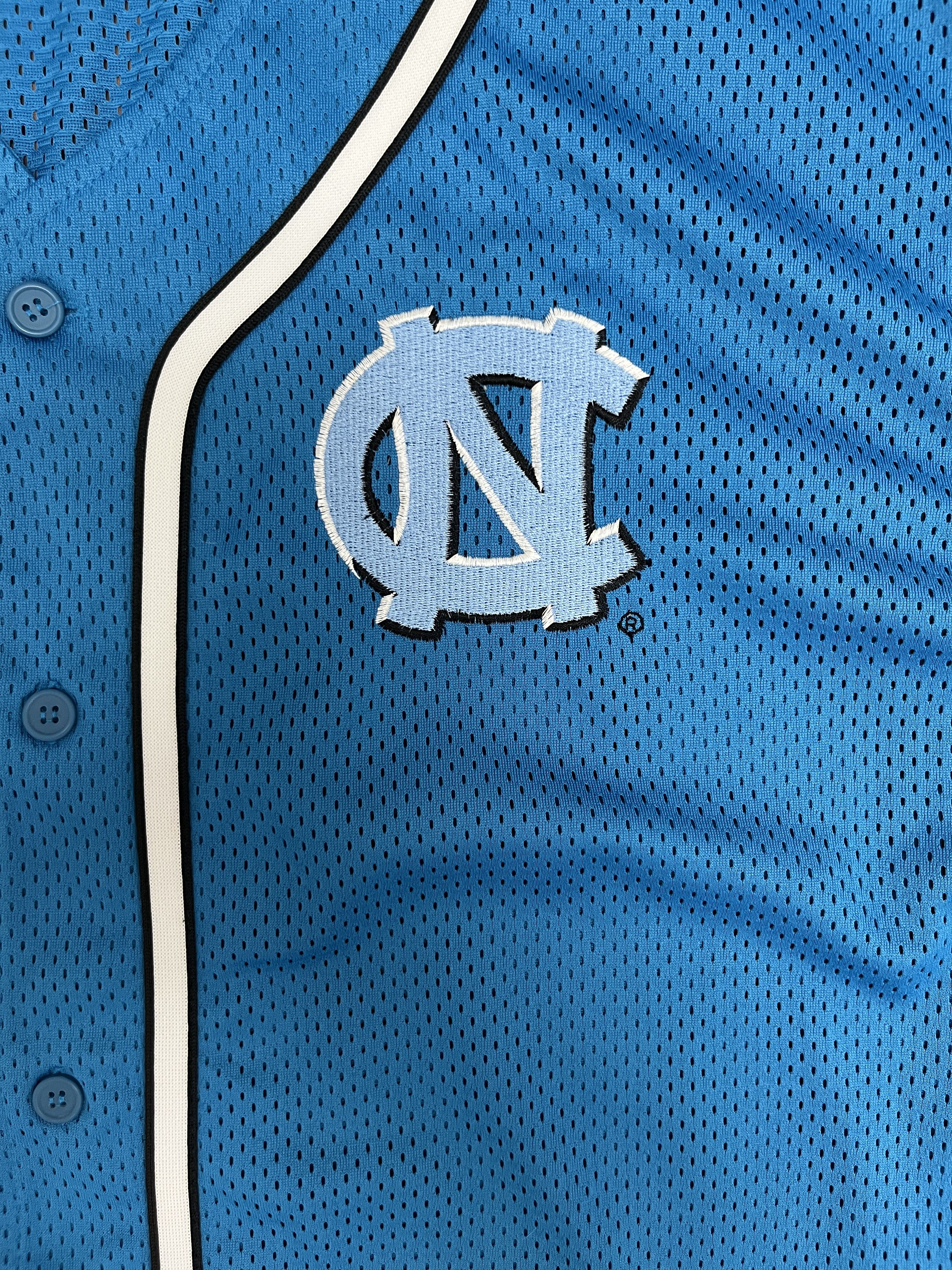 Vintage North Carolina Tar Heels Vintage Blue Baseball Jersey Size US XXL / EU 58 / 5 - 2 Thumbnail