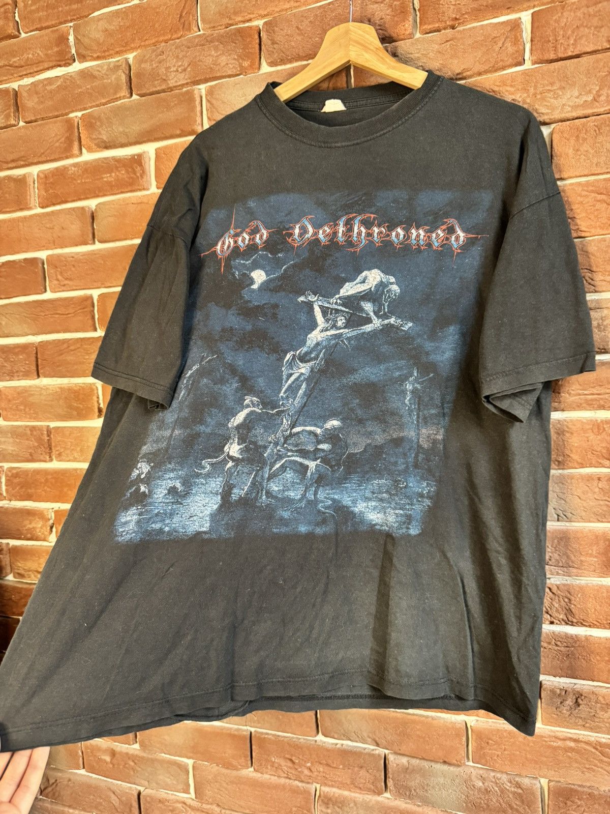 Band Tees Rare Vintage 90s God Dethroned Blasphemy Metal Band Tee XL Size US XL / EU 56 / 4 - 5 Thumbnail