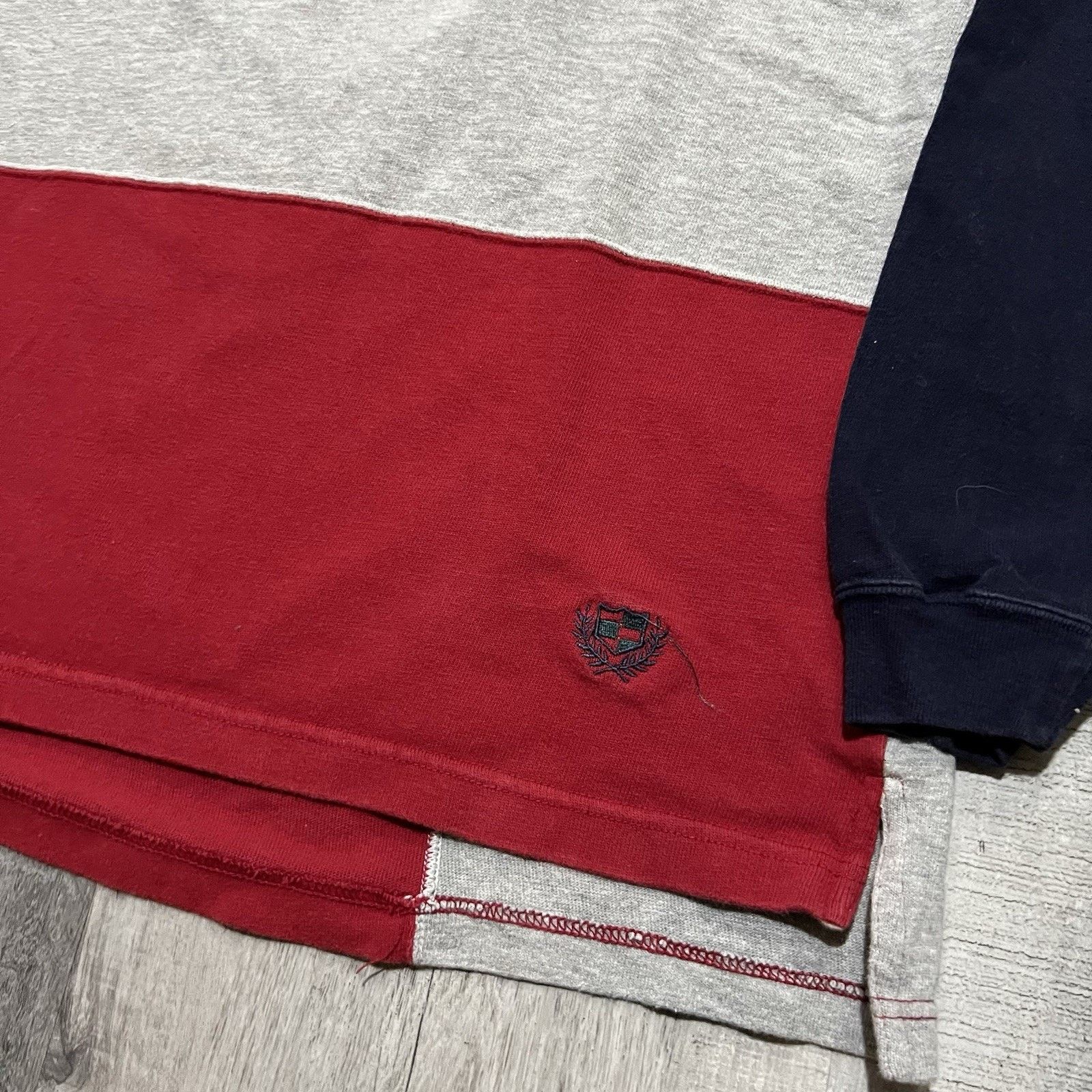 Arrow VTG The Arrow Company Color Block Polo Shirt 90s Rugby Sz L Size US L / EU 52-54 / 3 - 4 Thumbnail