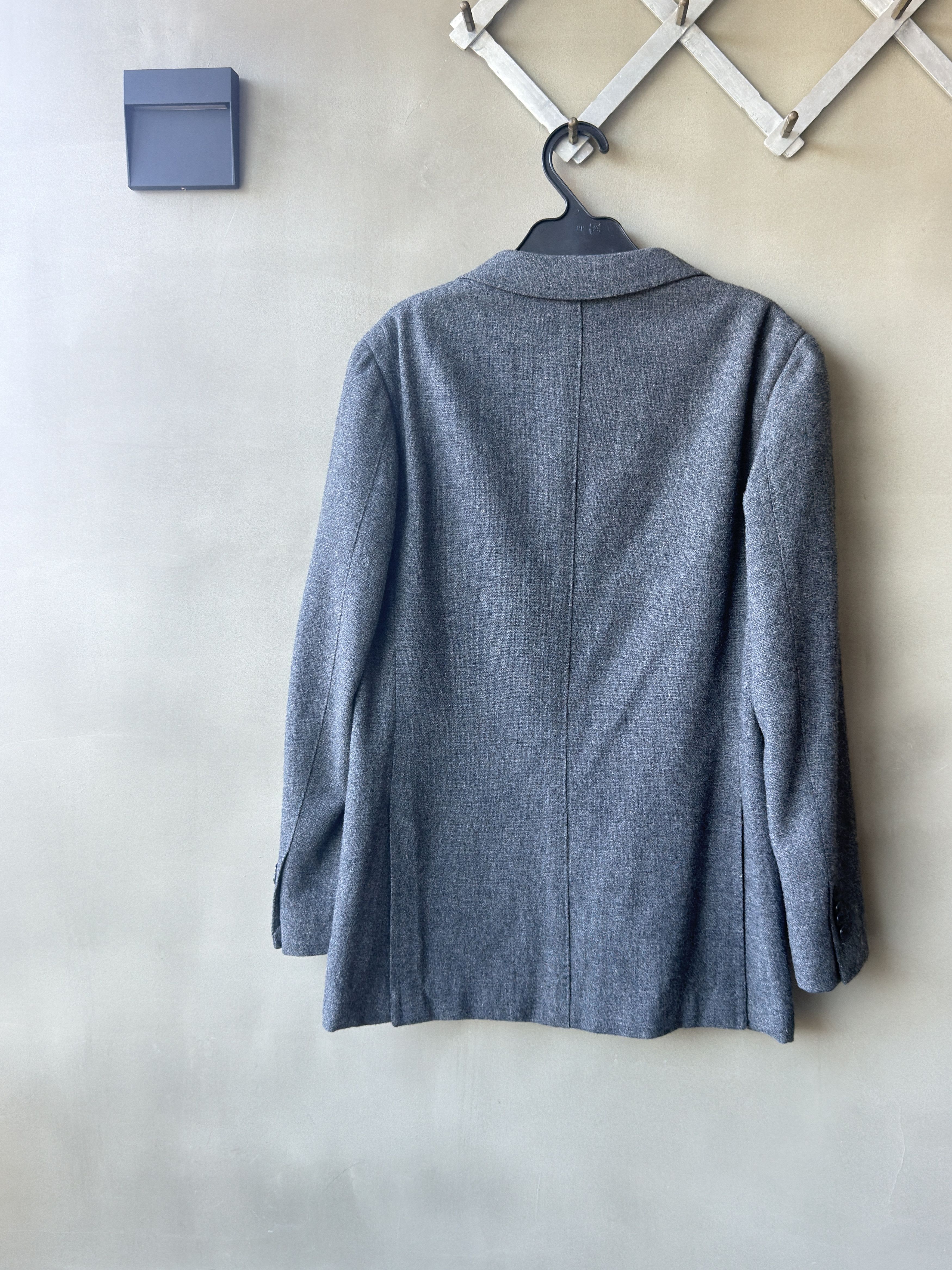 Ring Jacket Ring Jacket Mens Balloon Wool Japan Made 3 buttons Jacket Size 42S - 2 Thumbnail