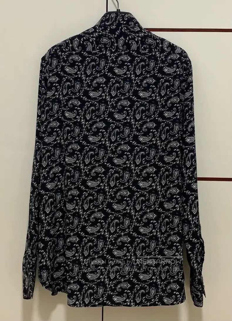Saint Laurent Paris Saint Laurent Paris Silk Black and White Polka Dot Shirt i Size US XS / EU 42 / 0 - 2 Thumbnail