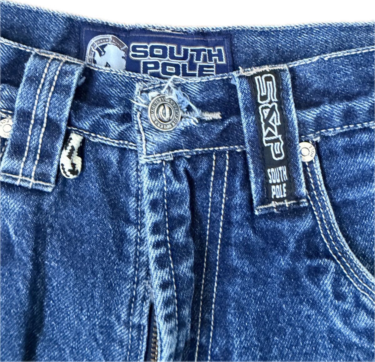 Southpole Southpole Spelled Out Jeans Size US 31 - 7 Thumbnail
