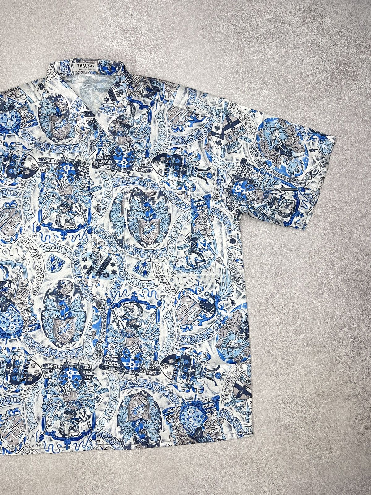 Other Vintage Thai Silk By Apple Full Print Y2K Japanese Crazy Size US XL / EU 56 / 4 - 3 Thumbnail