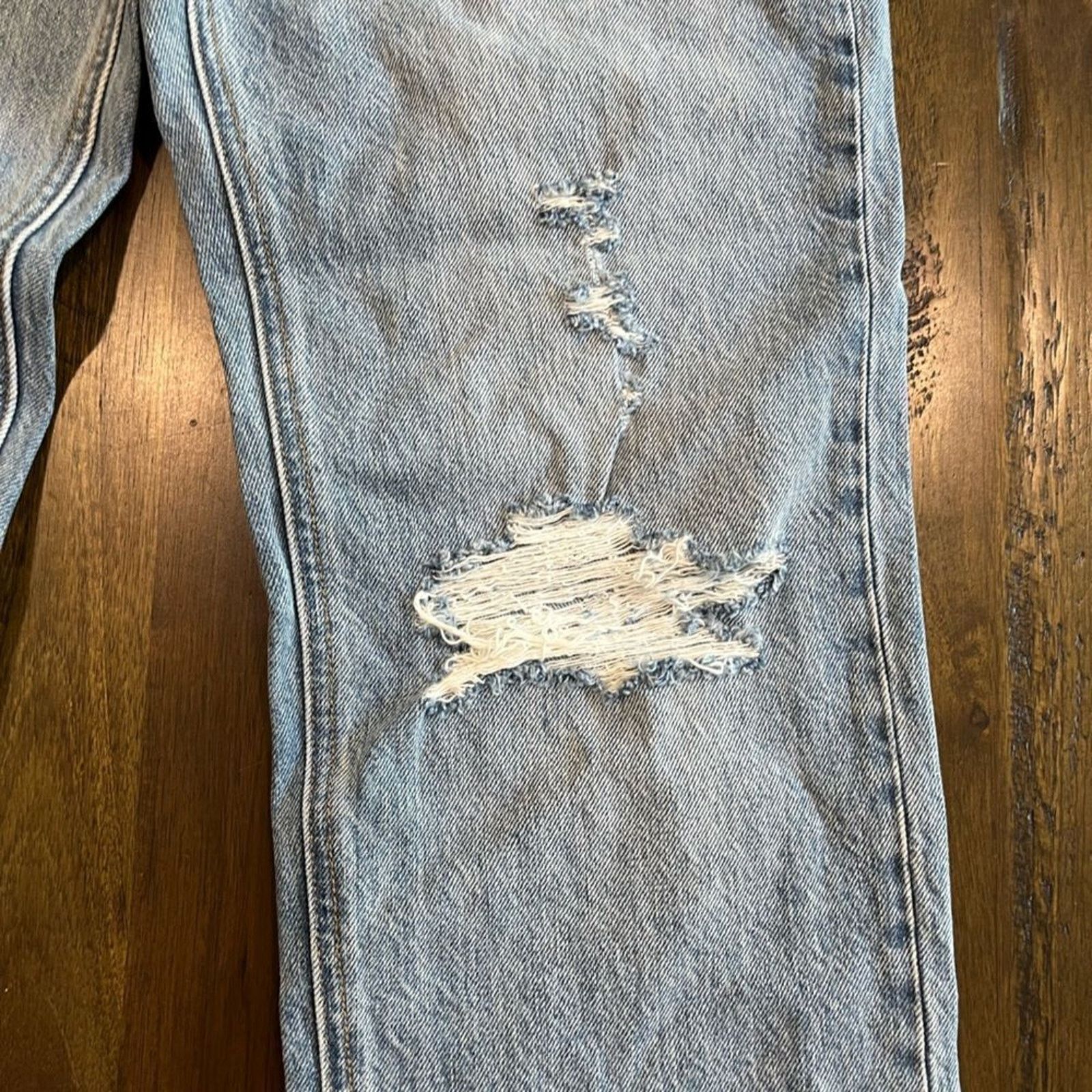 Vintage Denim Forum Aritzia Joni High Rise Loose Jeans - Size 26 Size 26" / US 2 / IT 38 - 5 Thumbnail