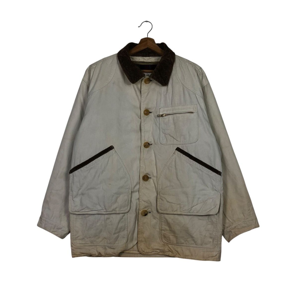 Japanese Brand 🔥VINTAGE CHORE JACKET BASSETT WALKER BLANKET ISSEY MIYAKE Size US M / EU 48-50 / 2 - 4 Thumbnail