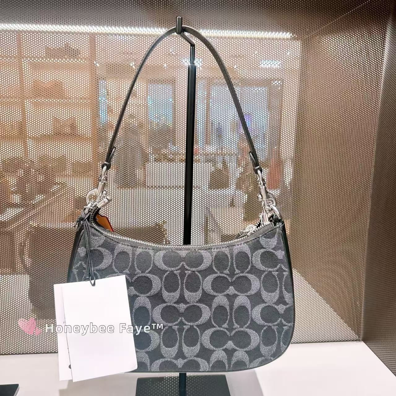 Coach Teri Shoulder Bag In Signature Denim CDE43 Size ONE SIZE - 3 Thumbnail