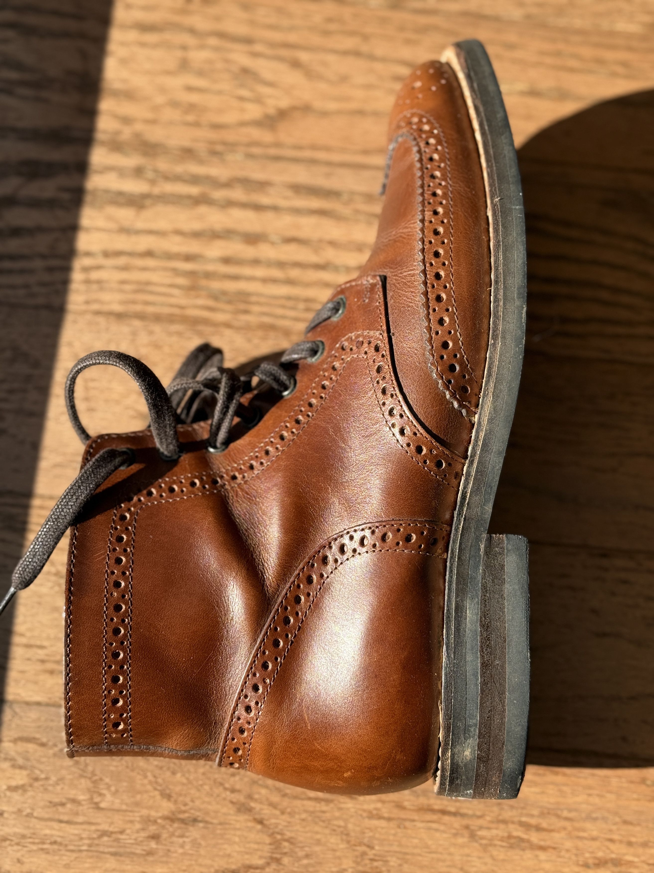 Thursday Boot Company Wingtip Boots Size US 8 / EU 41 - 4 Thumbnail