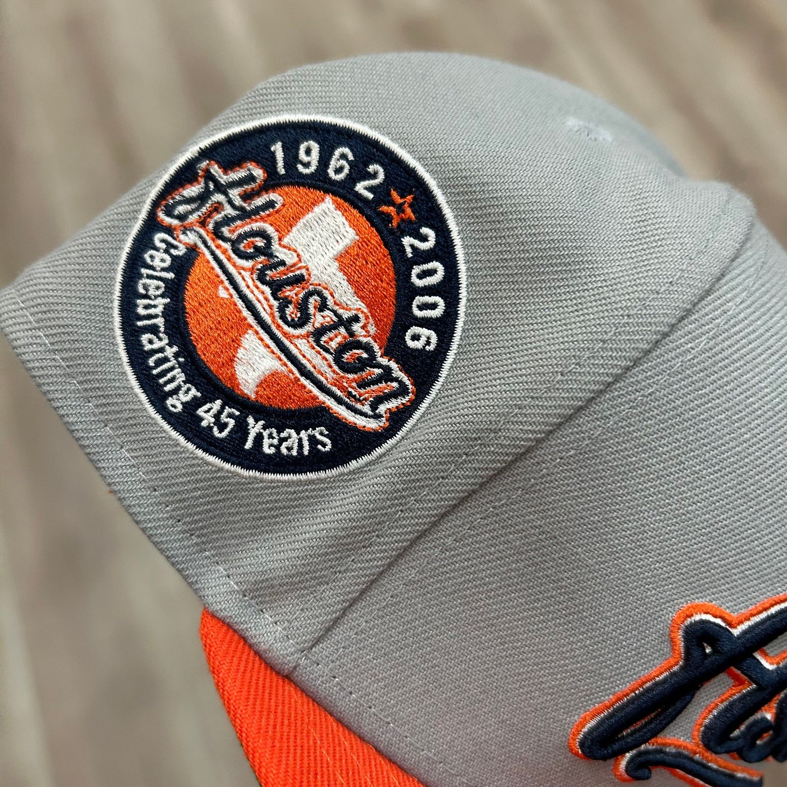 New Era New Era Houston Astros 45th Anniversary fitted hat Cap 7 3/8 Size ONE SIZE - 4 Thumbnail