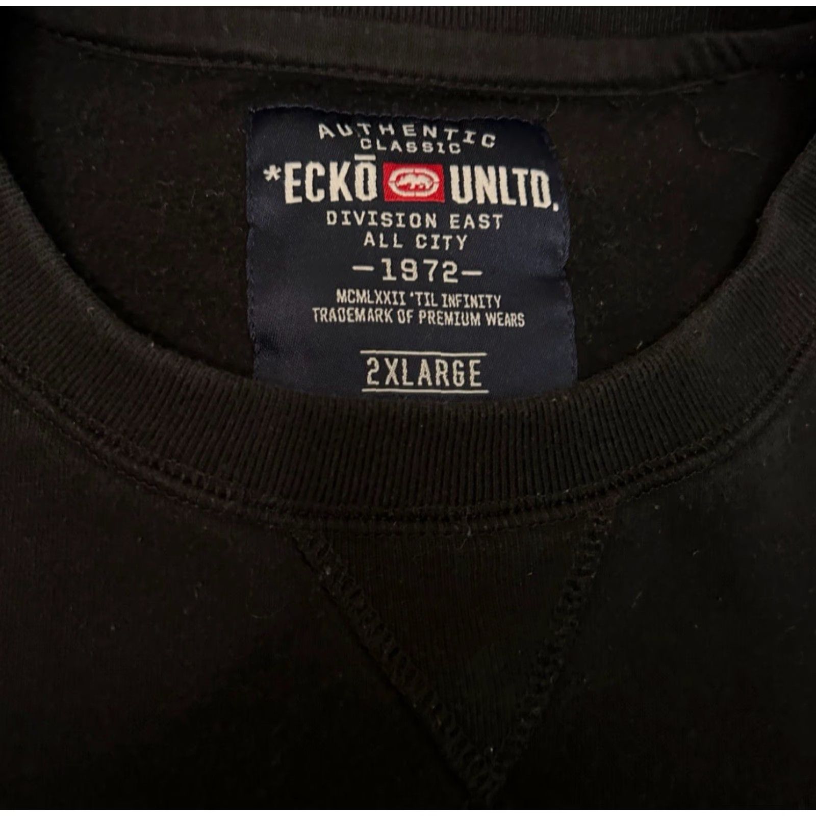 Ecko Unltd. VINTAGE Ecko Unltd Skull VTG Crewneck Sweatshirt Mens XXL Black Hip Hop 90s Grunge Punk Pullover Crew Neck Size US XXL / EU 58 / 5 - 2 Thumbnail
