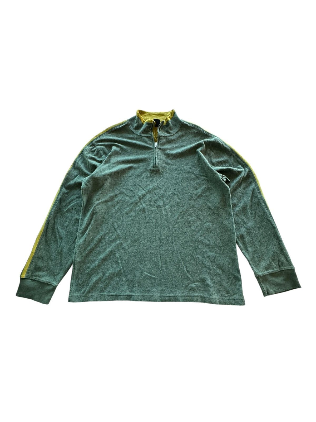 Nautica Nautica Jeans Company Quarter Zip Long Sleeve Preppy Sweater Size US XXL / EU 58 / 5 - 1 Thumbnail