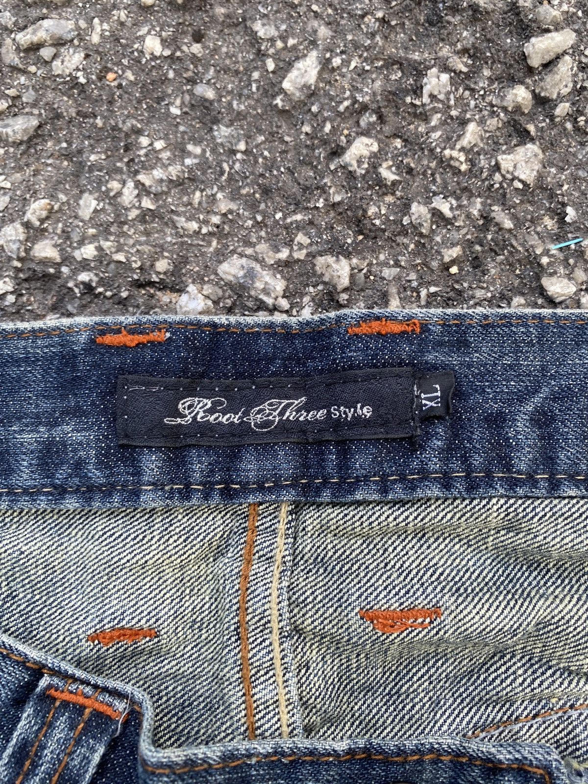 If Six Was Nine × Japanese Brand Flared Root Three Style Distressed Splatter Design Denim Size US 34 / EU 50 - 17 Thumbnail
