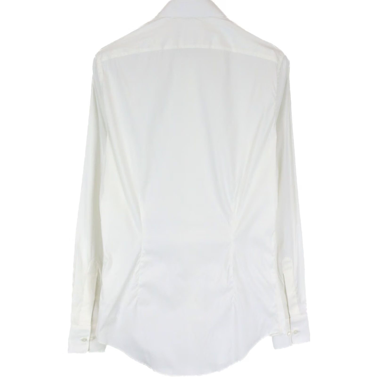 Suitsupply Suitsupply Extra Slim Fit Formal Shirt Men's SMALL Button Up Spread Collar Shirt Ivory Formal Business Mens Size 36R - 2 Thumbnail