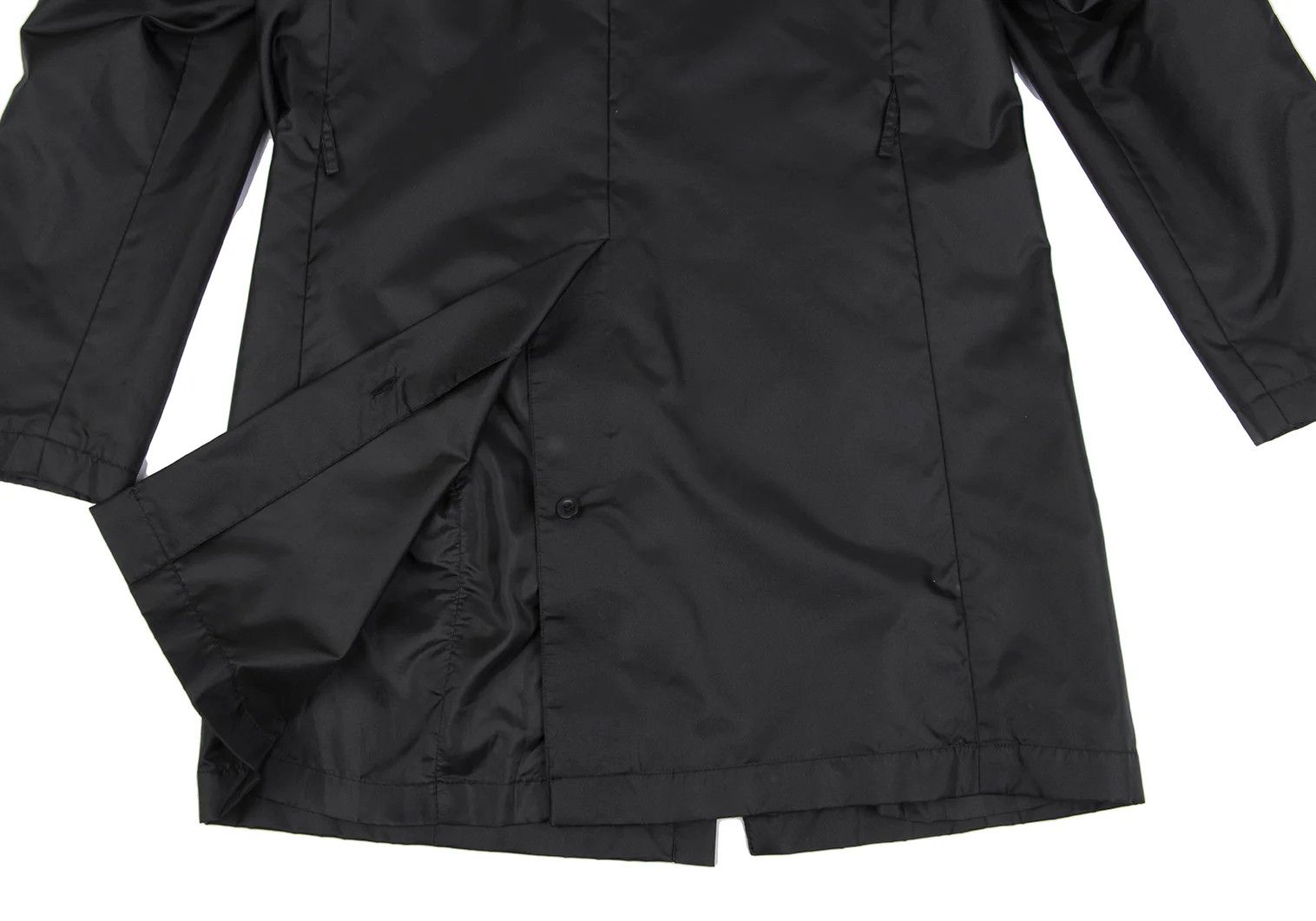 Jean Paul Gaultier Coated Nylon Zip Coat in Black Size 46 Size US S / EU 44-46 / 1 - 15 Thumbnail