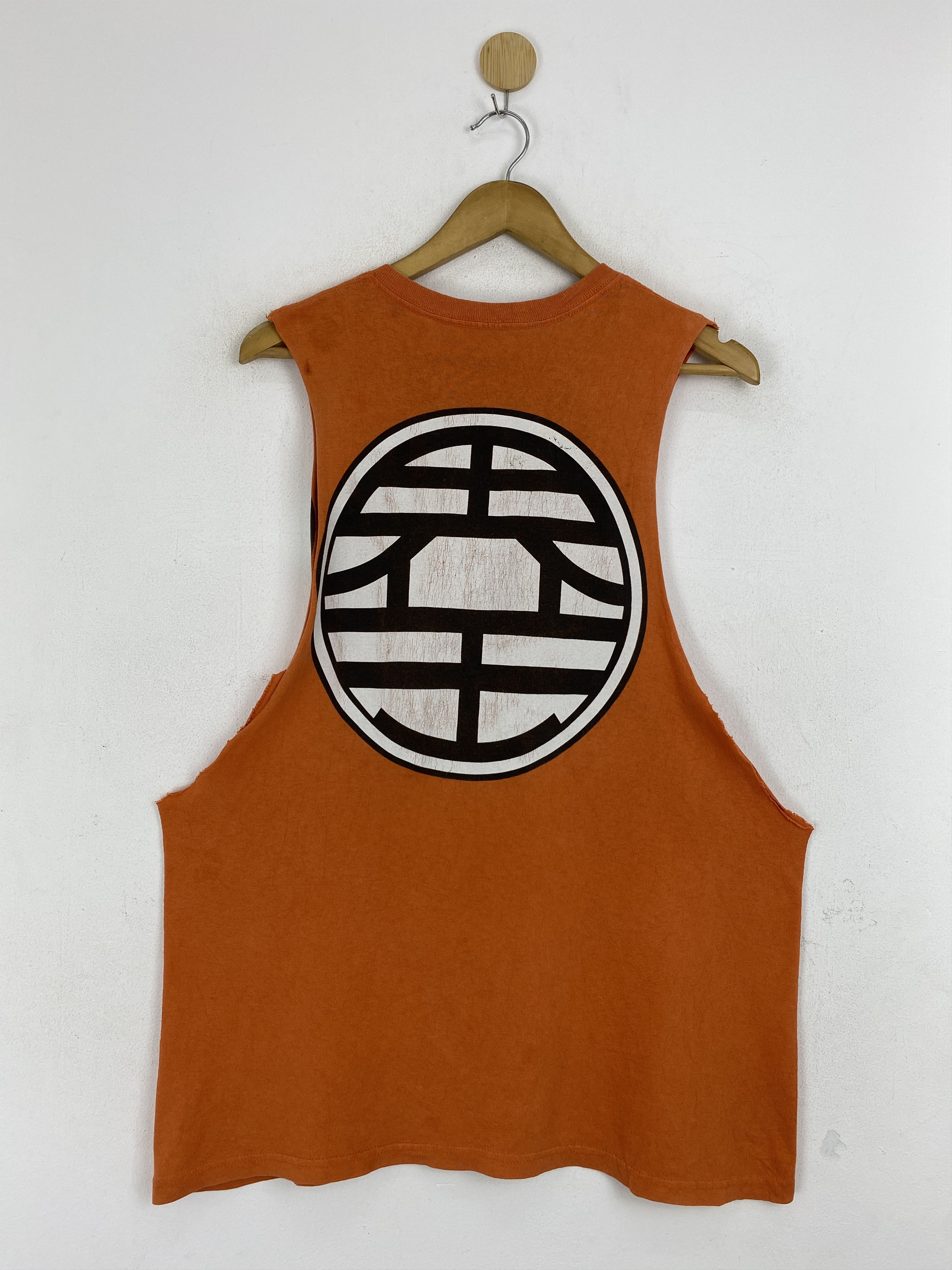 Anime × Japanese Brand × Vintage Vintage Dragon Ball Z Big Logo Sleeveless Tee TA0688 Size US L / EU 52-54 / 3 - 1 Thumbnail