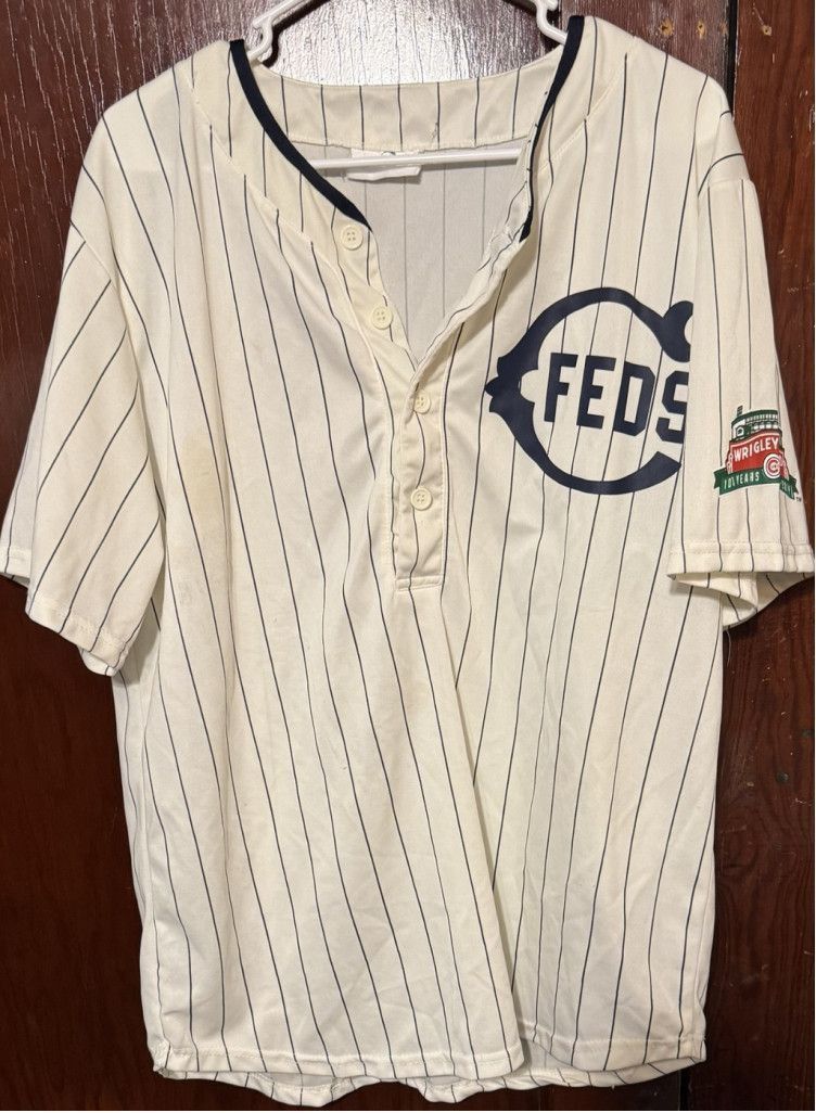 The Unbranded Brand Chicago Cubs SGA Button up Jersey Men's Size L (?) White Size US L / EU 52-54 / 3 - 1 Thumbnail
