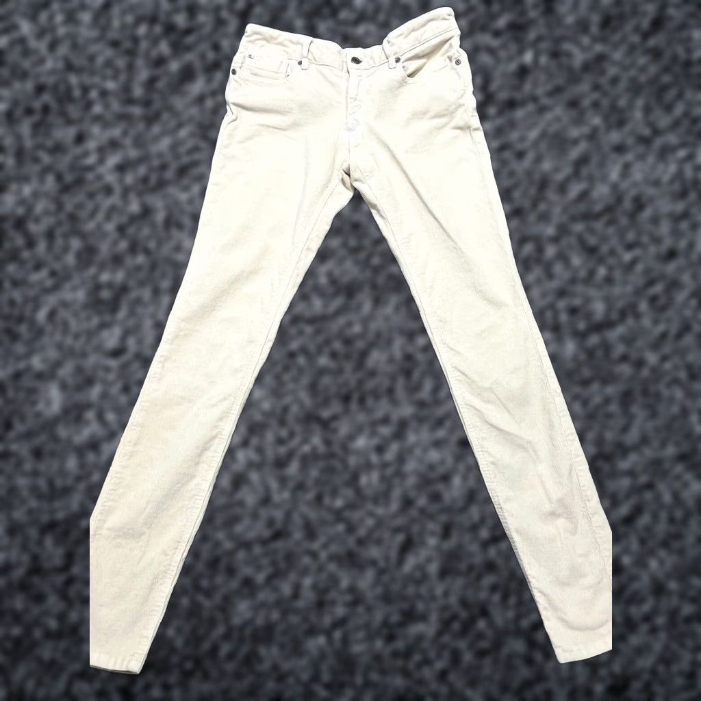 Vintage Hugo Boss Orange Men's Corduroy Pants Slim Fit 28x34 Beige