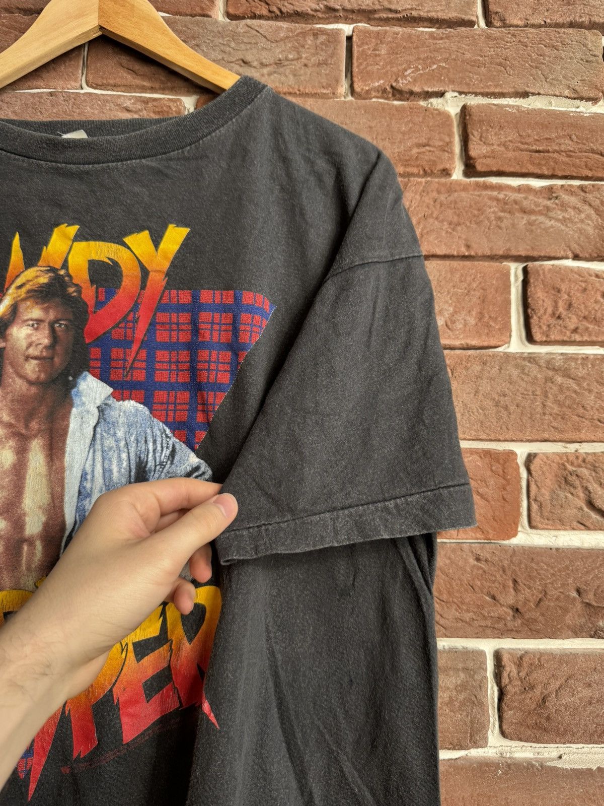 Vintage 1991 Vintage 90s WWF Roddy Piper Wrestling Grail Rampage Size US XL / EU 56 / 4 - 9 Thumbnail