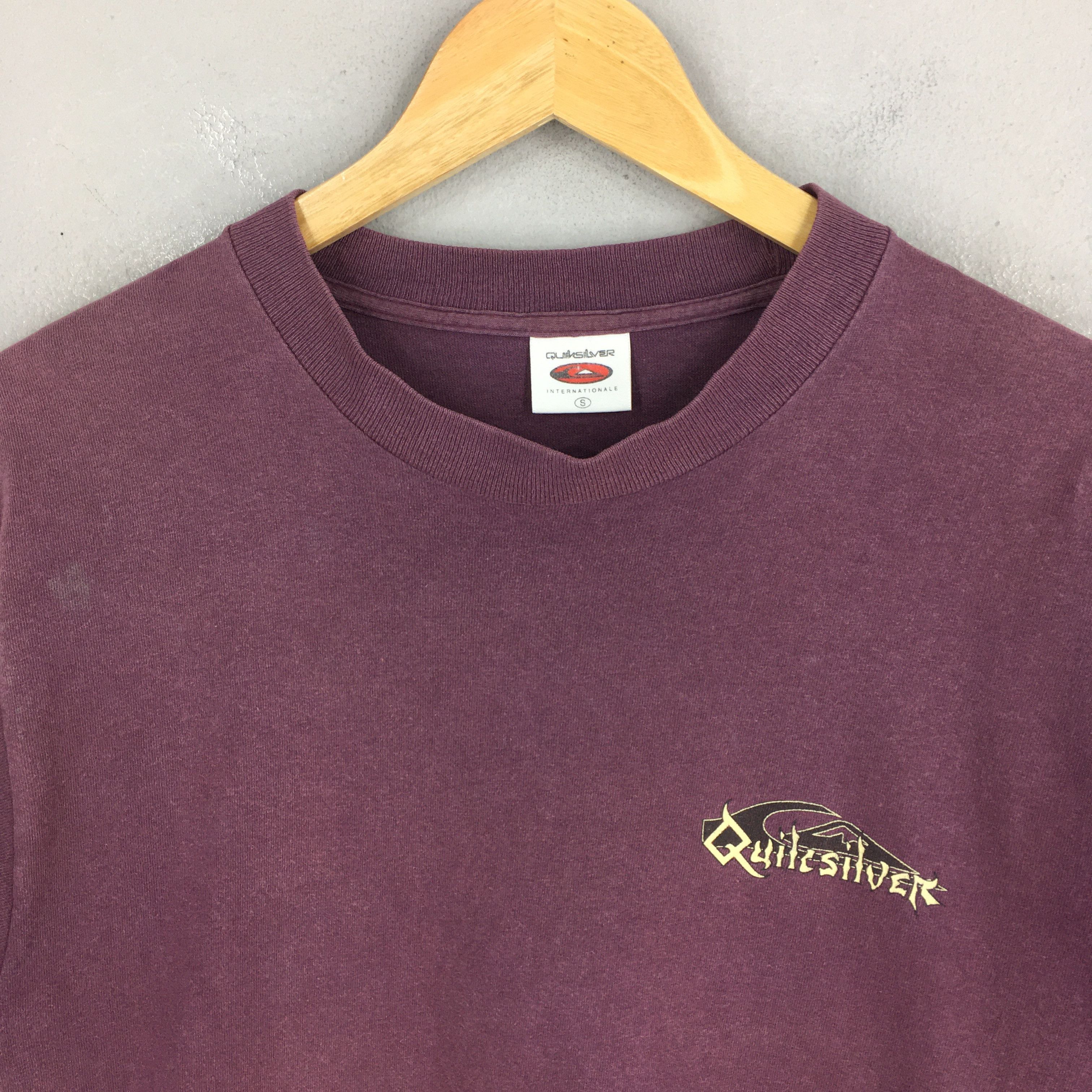 Gotcha × Quiksilver Vintage 90's Quiksilver Surf Wear T shirt Small Size US S / EU 44-46 / 1 - 3 Thumbnail