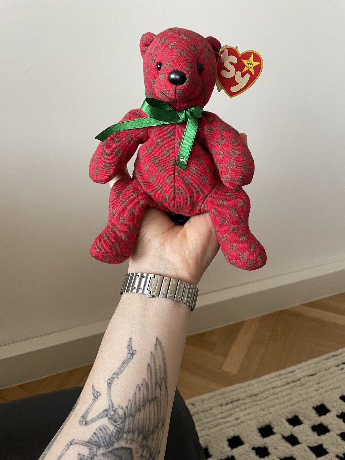 Stussy Stussy monogram ss link teddy bear vintage noel rare hype Size ONE SIZE - 3 Thumbnail