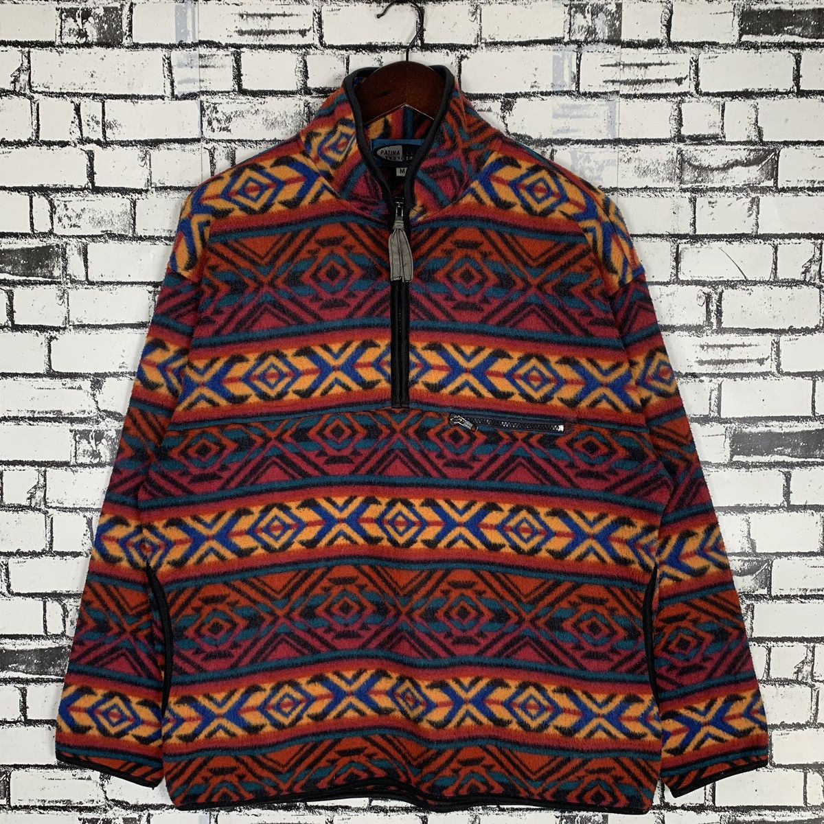 Native Surf Brand Patina Club Surf Snow Fleece Native Hulf Zip Size US M / EU 48-50 / 2 - 1 Thumbnail