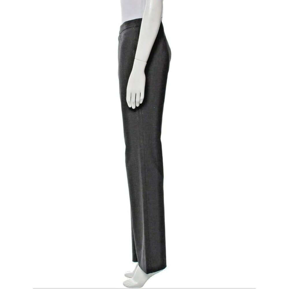 Versace Jeans Couture V2 Versace Classic Pants L Gray Pinstripe Wool Blend Straig Size 32" / US 10 / IT 46 - 5 Thumbnail
