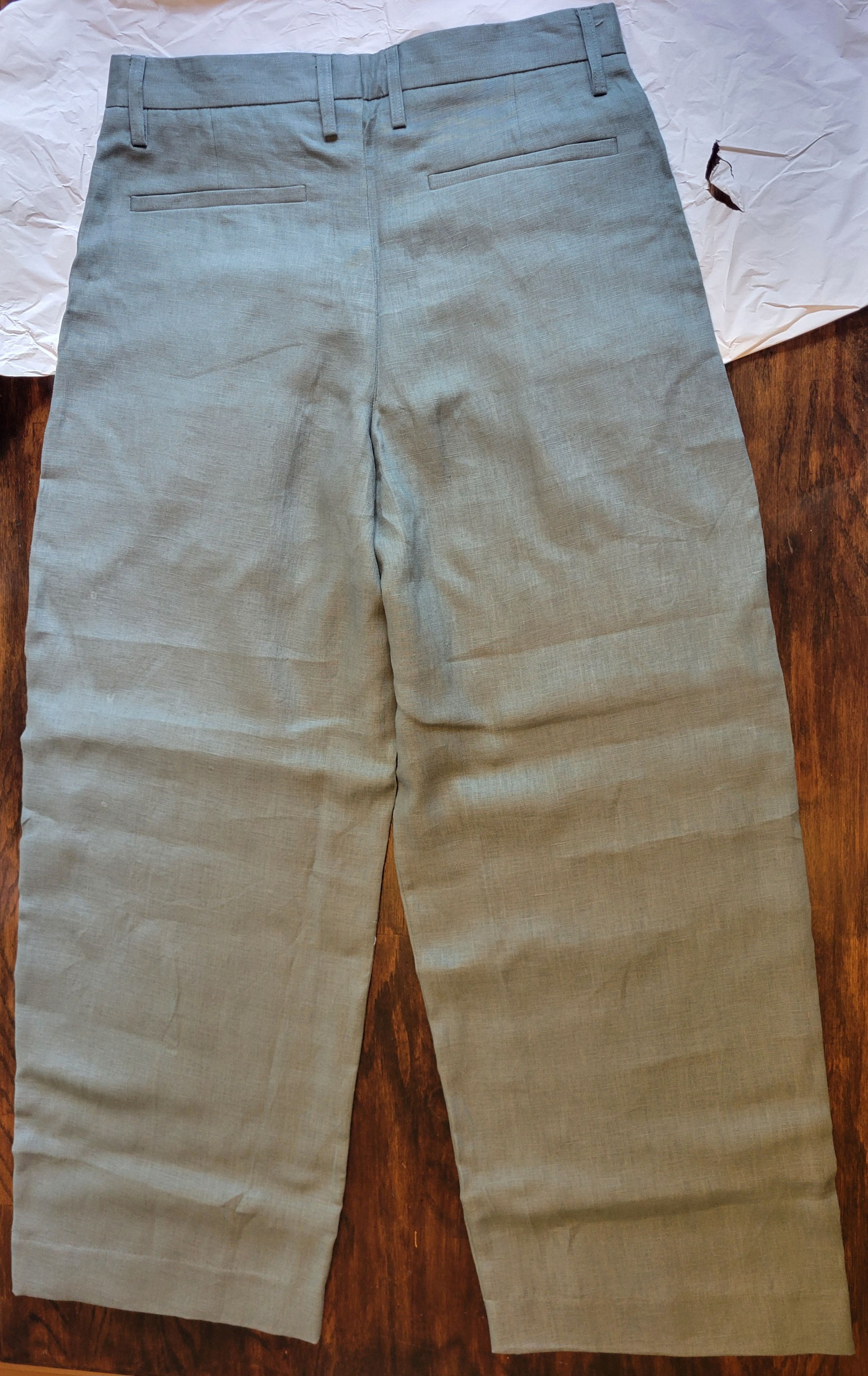 Zara 100% Linen Trousers Size US 30 / EU 46 - 2 Thumbnail