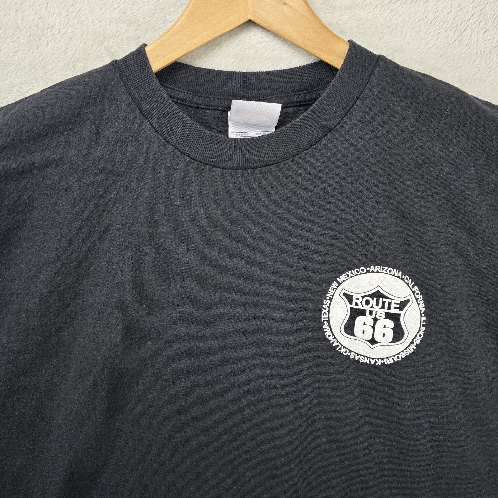 Other Vintage Route 66 Shirt Mens XL Black Classic Cars AOP 90s Size US XL / EU 56 / 4 - 3 Thumbnail