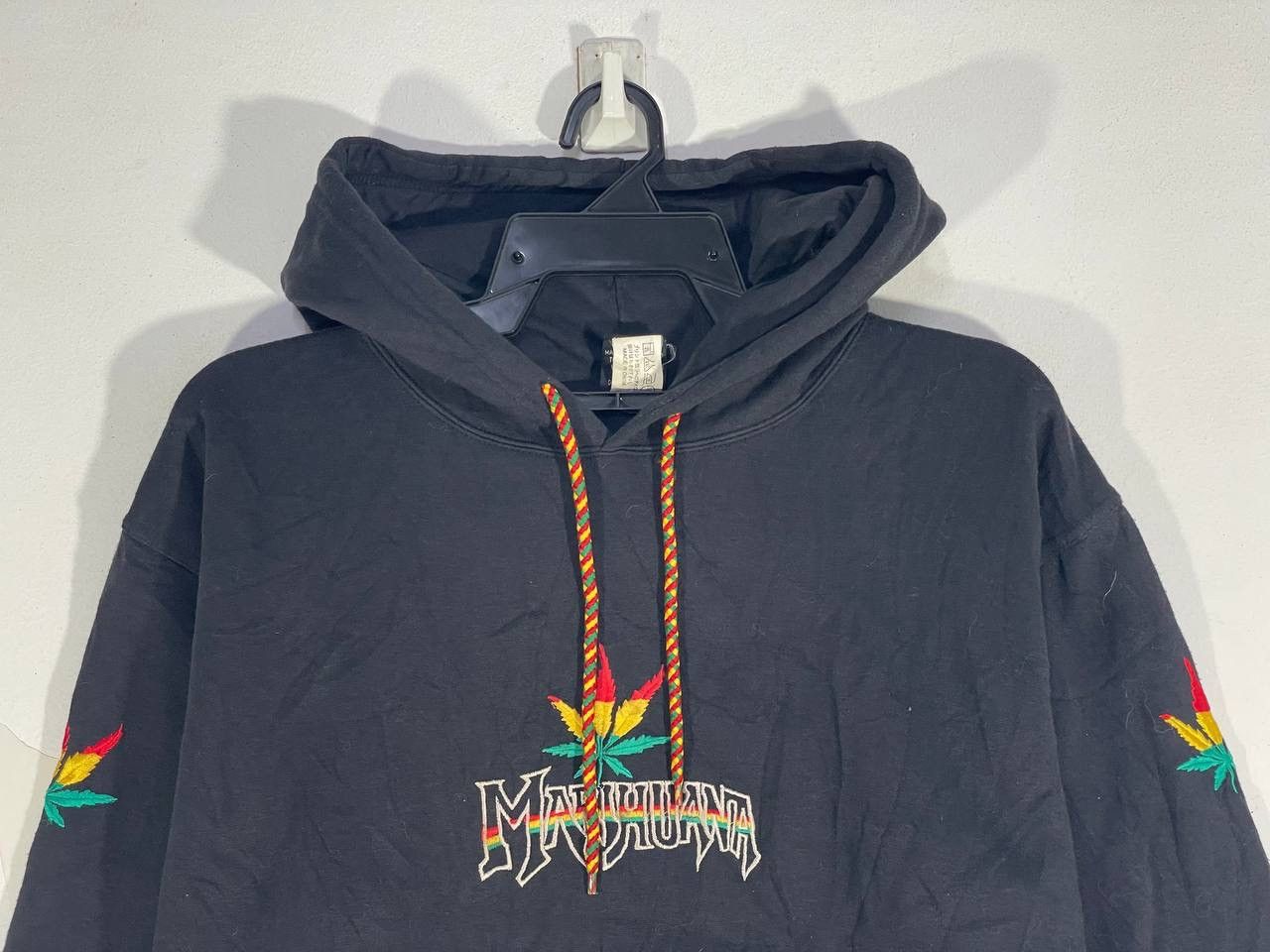 Other Vintage marijuana reggae hoodie size L Size US L / EU 52-54 / 3 - 4 Thumbnail