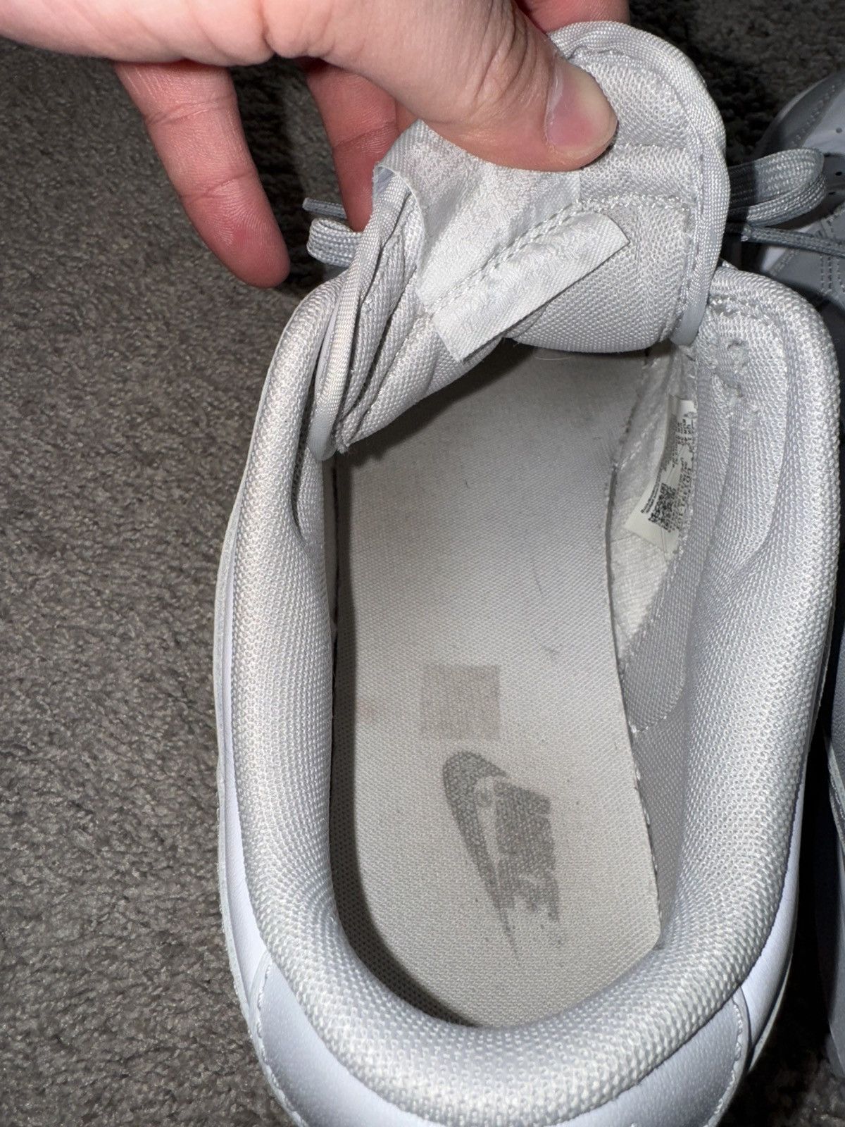 Nike Grey Nike Lows Size US 12 / EU 45 - 6 Thumbnail