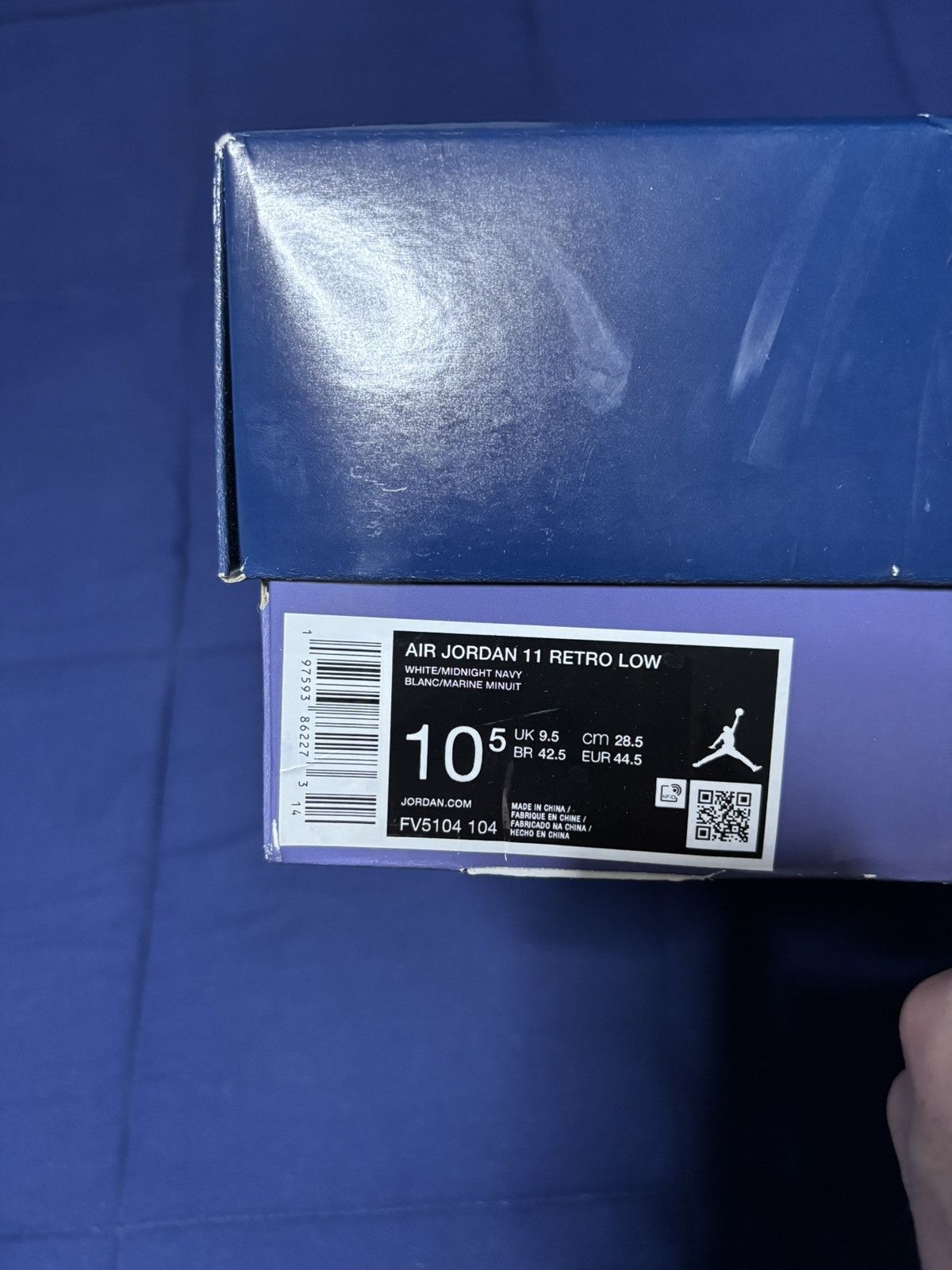 Jordan Brand Jordan 11 Retro Low Diffused Blue 2024 Size 10.5 Size US 10.5 / EU 43-44 - 8 Thumbnail
