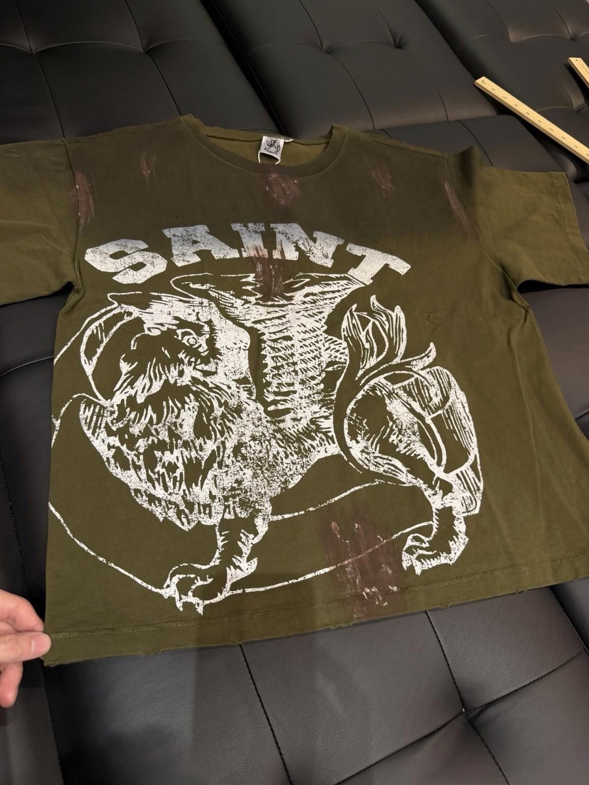 Saint Vanity Size L - Saint Vanity T-shirt 2025 Green Authentic (NEW) Size US L / EU 52-54 / 3 - 1 Thumbnail
