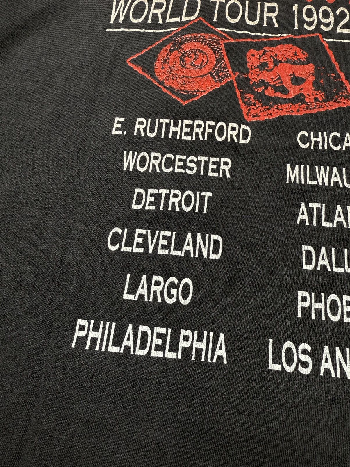 Band Tees Vintage 1992-93 Bruce Springsteen World Tour T-shirt Size US L / EU 52-54 / 3 - 15 Thumbnail