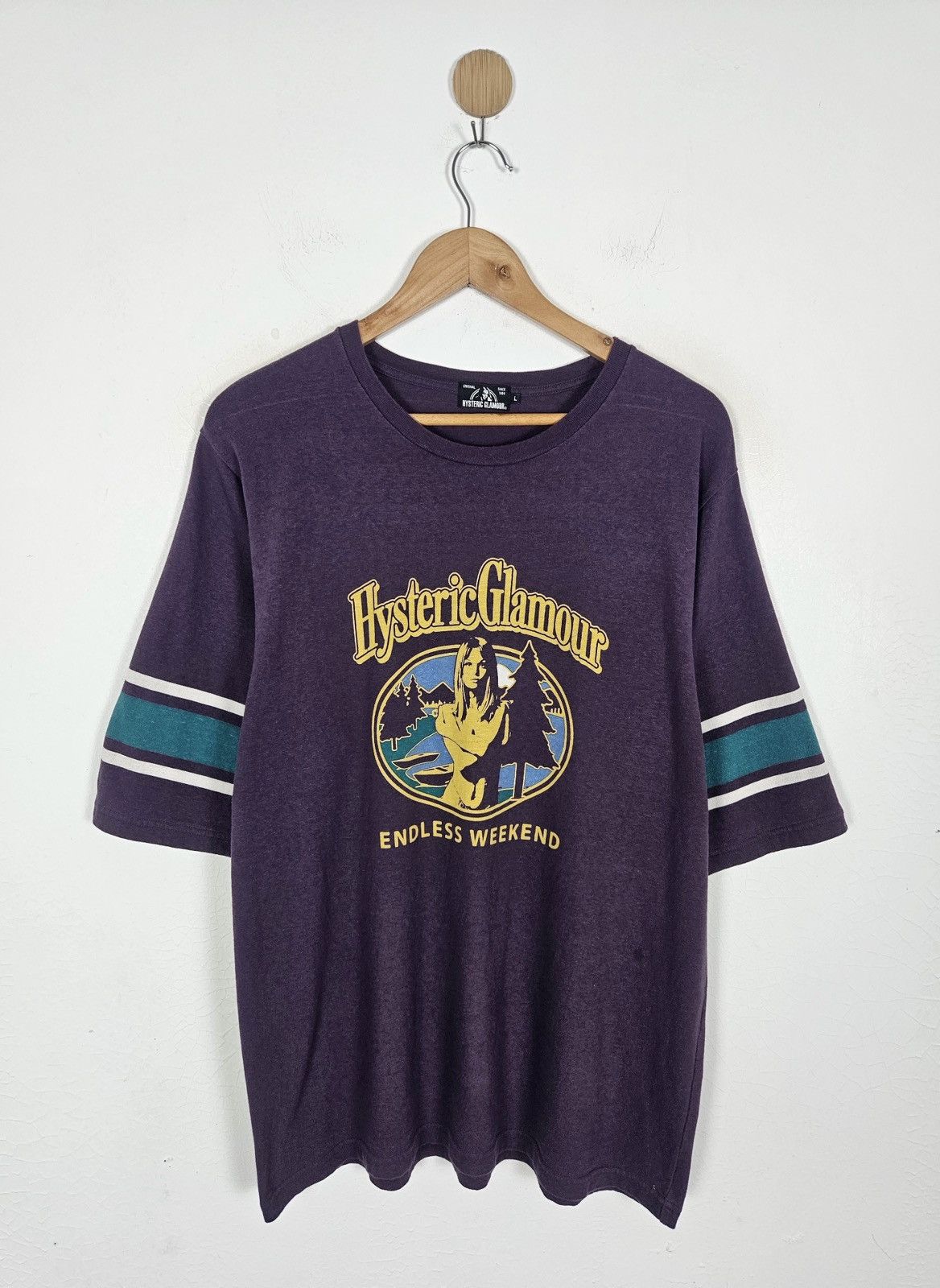 Hysteric Glamour Hysteric Glamour Endless Weekend tee shirt Size US L / EU 52-54 / 3 - 1 Thumbnail