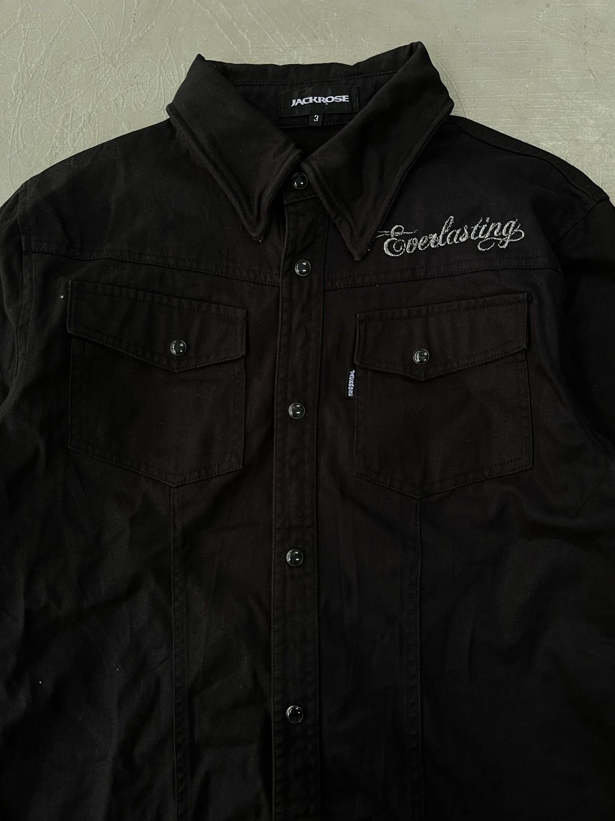 JACKROSE JACK ROSE BIKERS WAXED BUTTON UP WESTERN SHIRT Size US S / EU 44-46 / 1 - 2 Thumbnail
