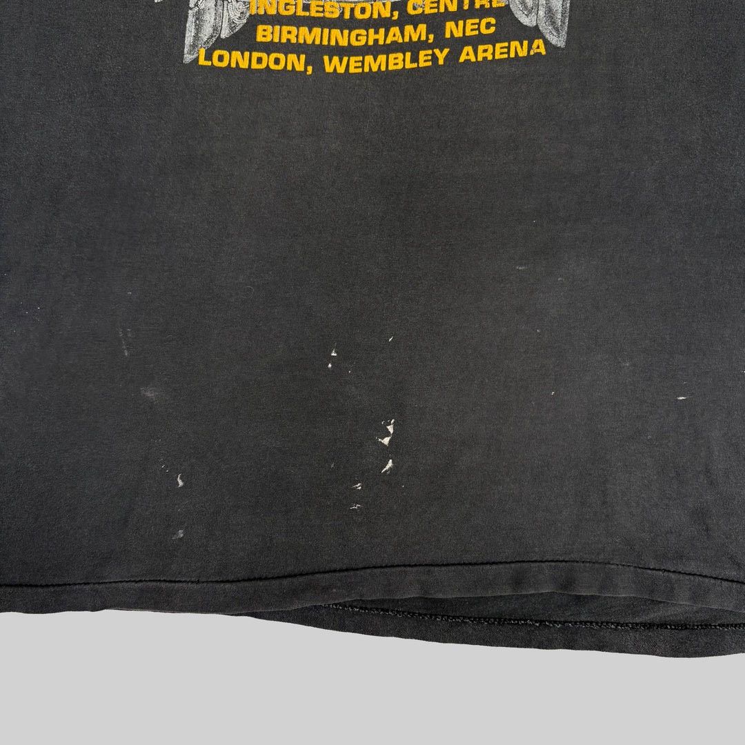 Band Tees Slayer 1990 90s Vintage European Campaign Band Tour T-Shirt Size US XL / EU 56 / 4 - 7 Thumbnail