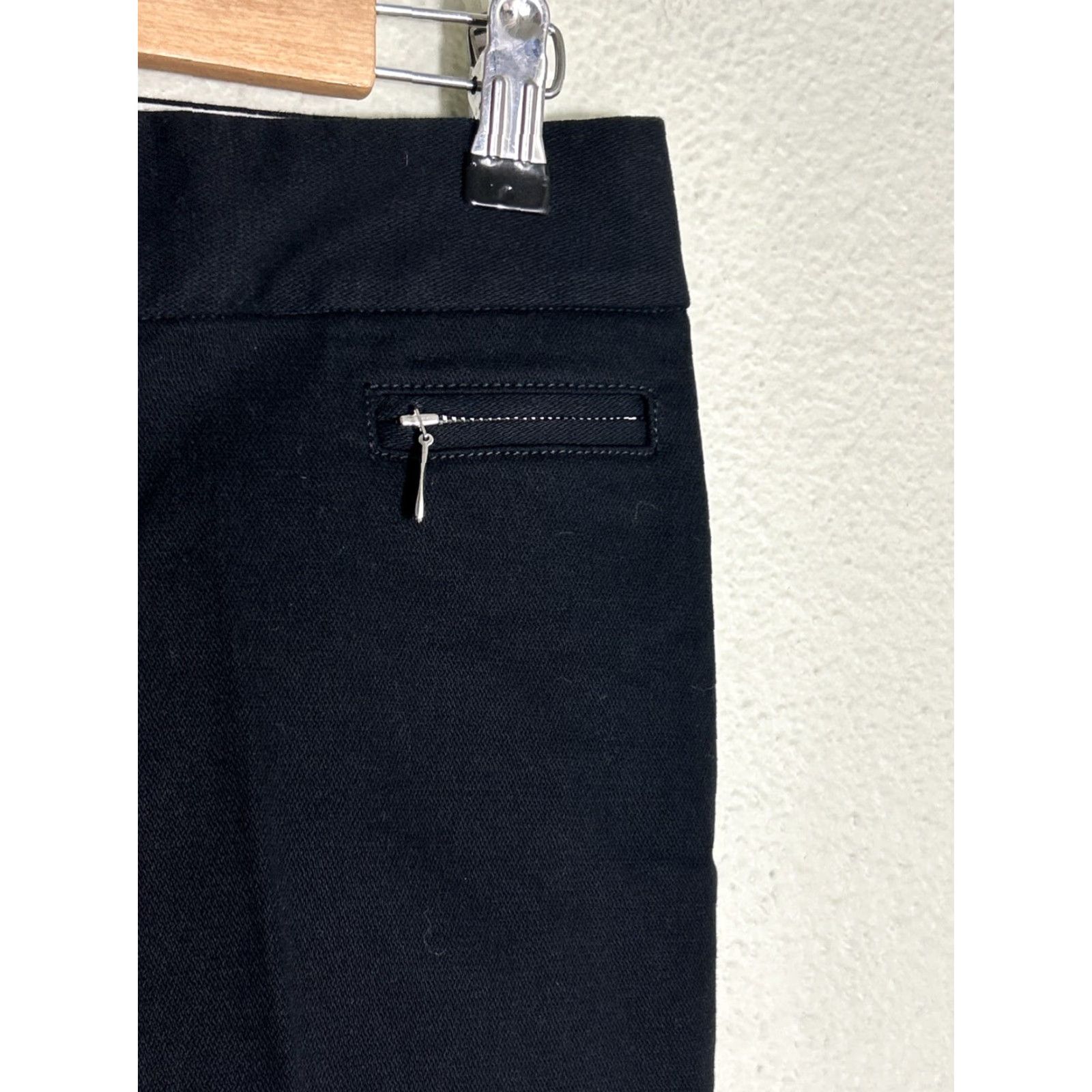 Banana Republic Brand New With Tags Banana Republic Martin Fit Black Pants 4 Tall 30x34 Bootcut Womens Dress Pants Stretch Cotton Blend Zip Closure Flat Front Size 27" / US 4 / IT 40 - 6 Thumbnail